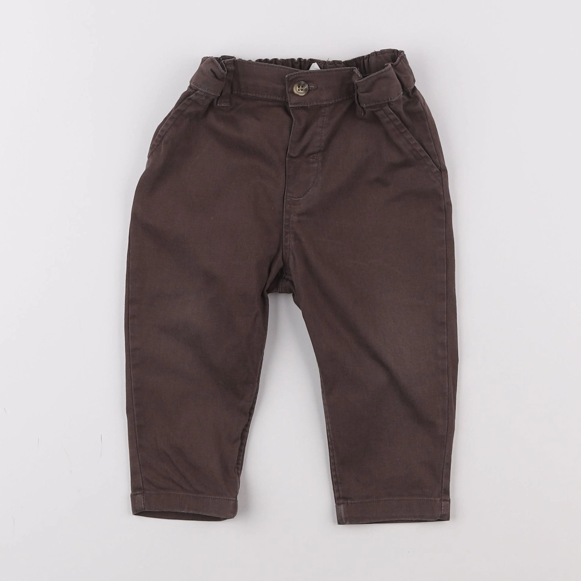 H&M - pantalon marron - 6/9 mois