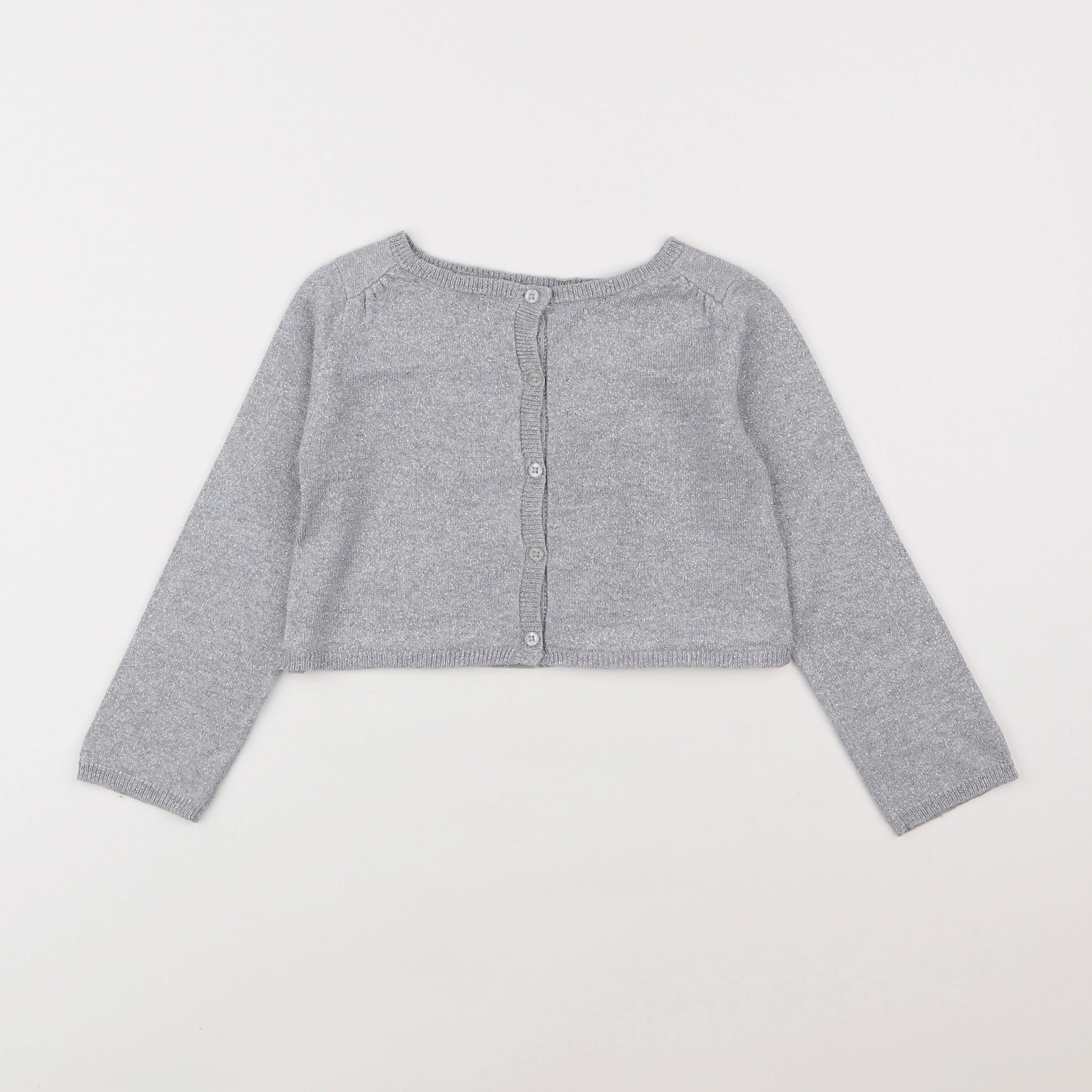 Vertbaudet - gilet gris - 2 ans