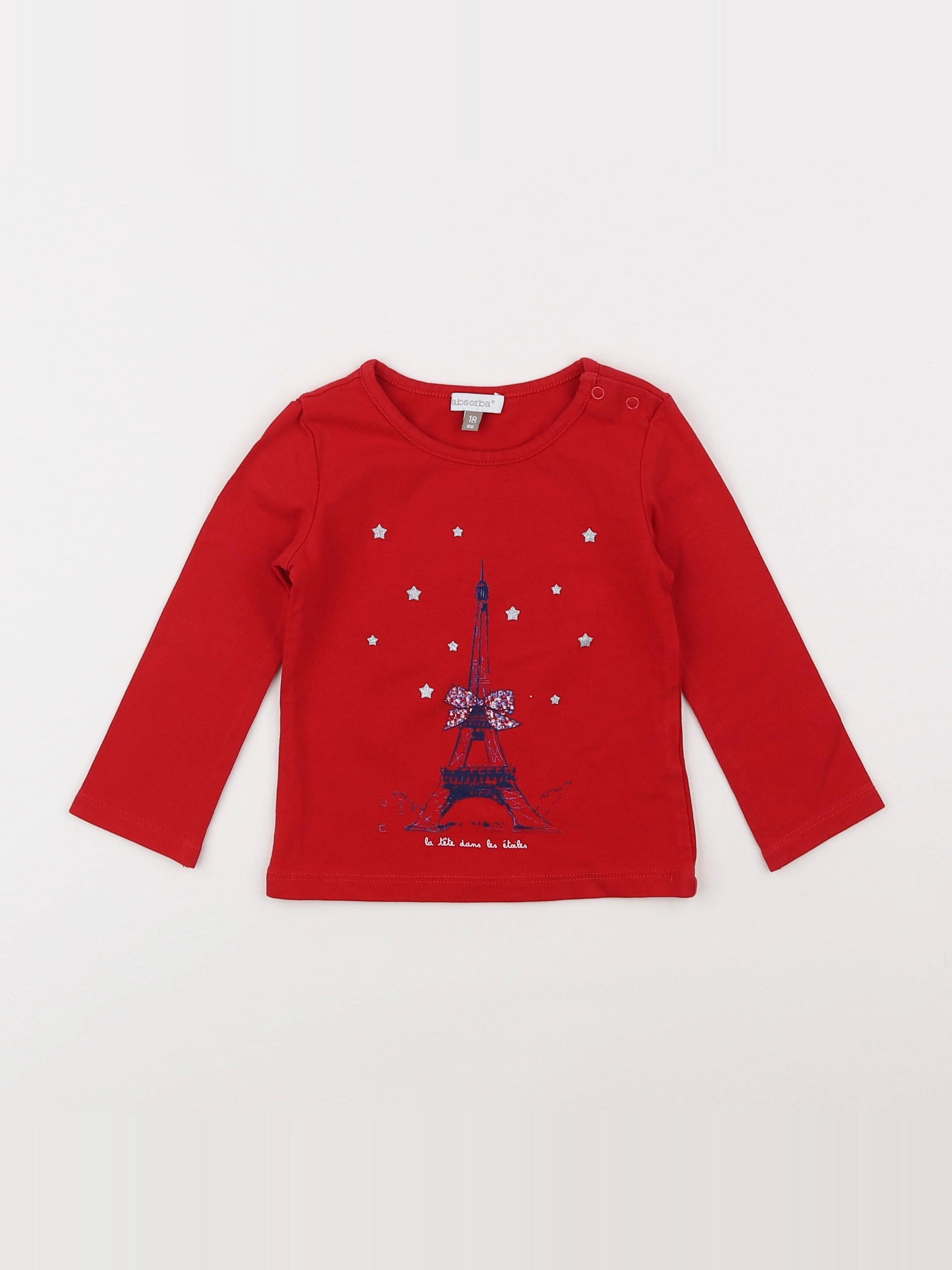 Absorba - tee-shirt rouge - 18 mois