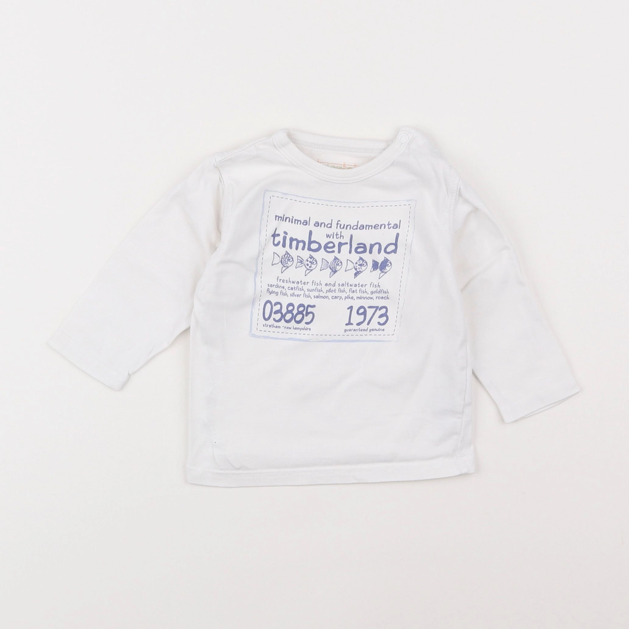 Timberland - tee-shirt blanc - 6 mois