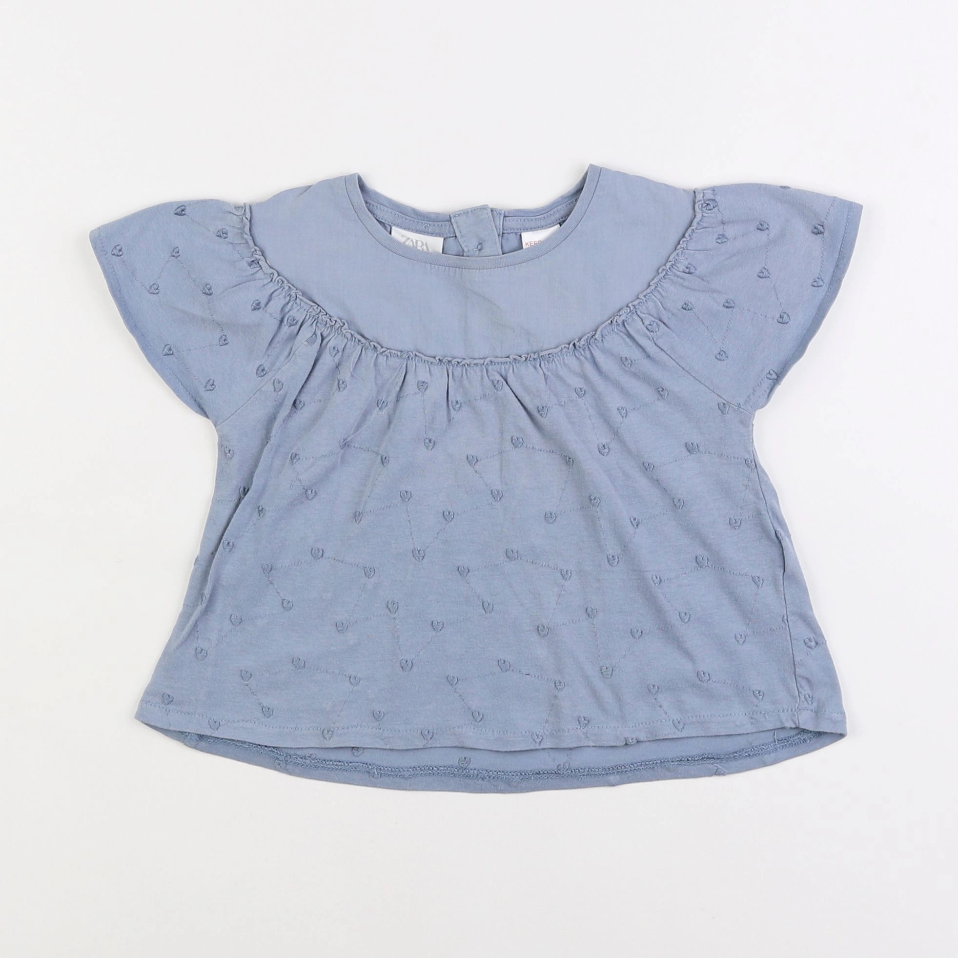 Zara - tee-shirt bleu - 2 ans