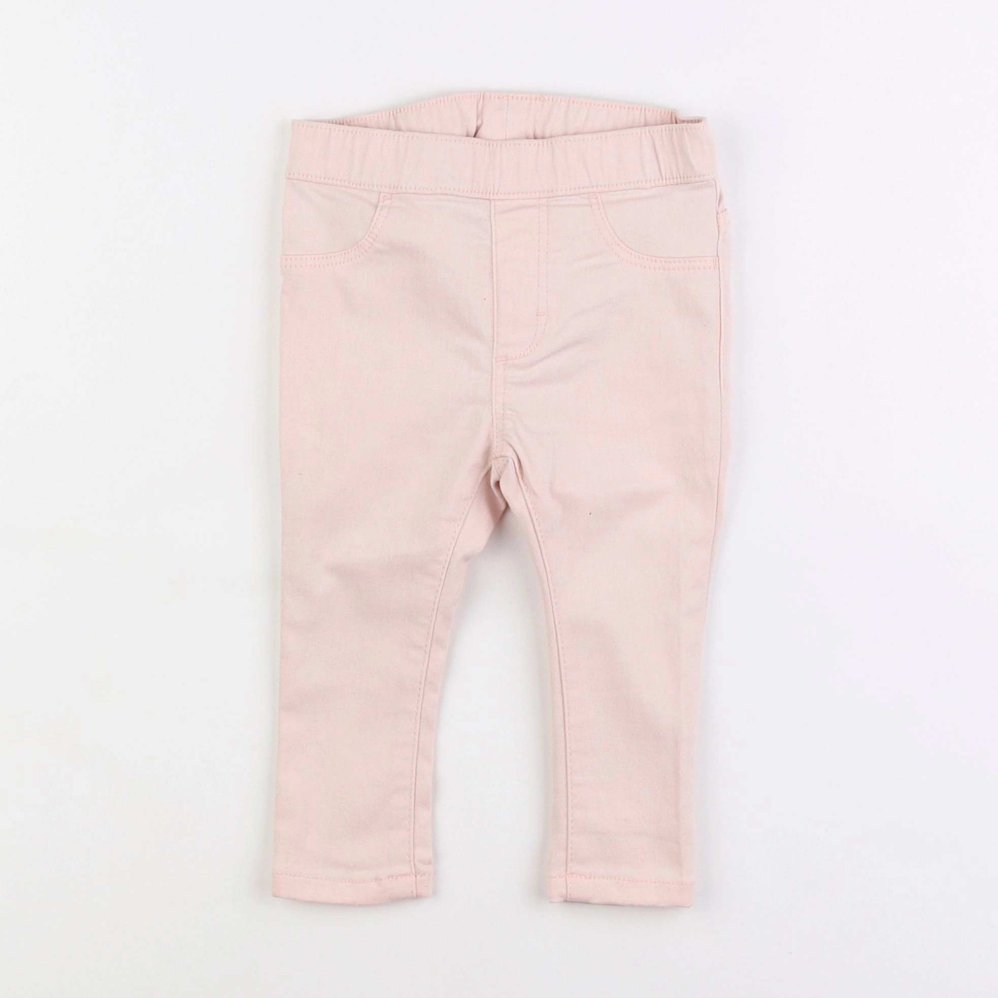 H&M - jegging rose - 9/12 mois