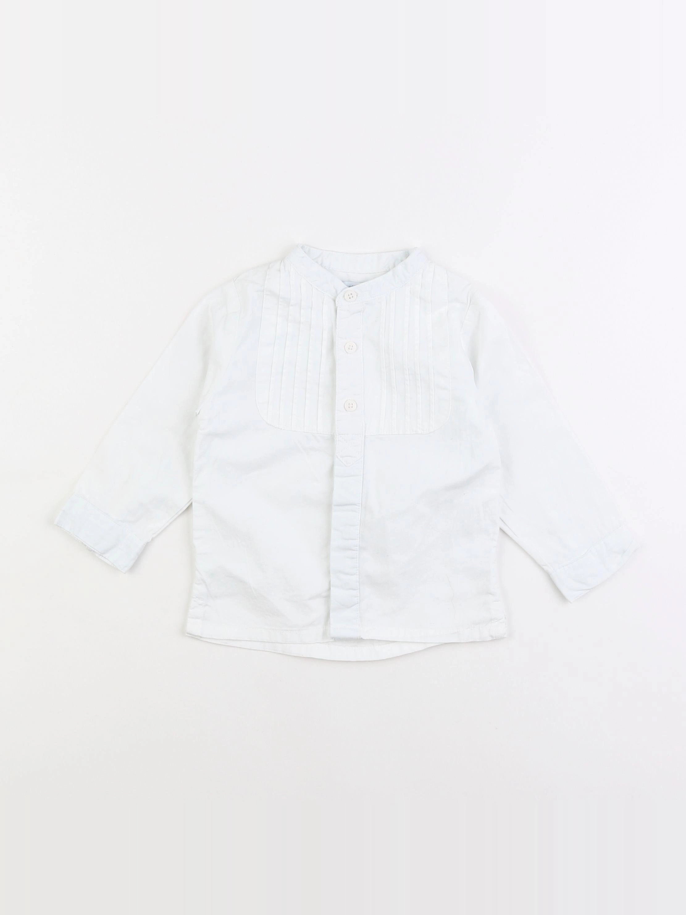 Vertbaudet - chemise blanc - 18 mois