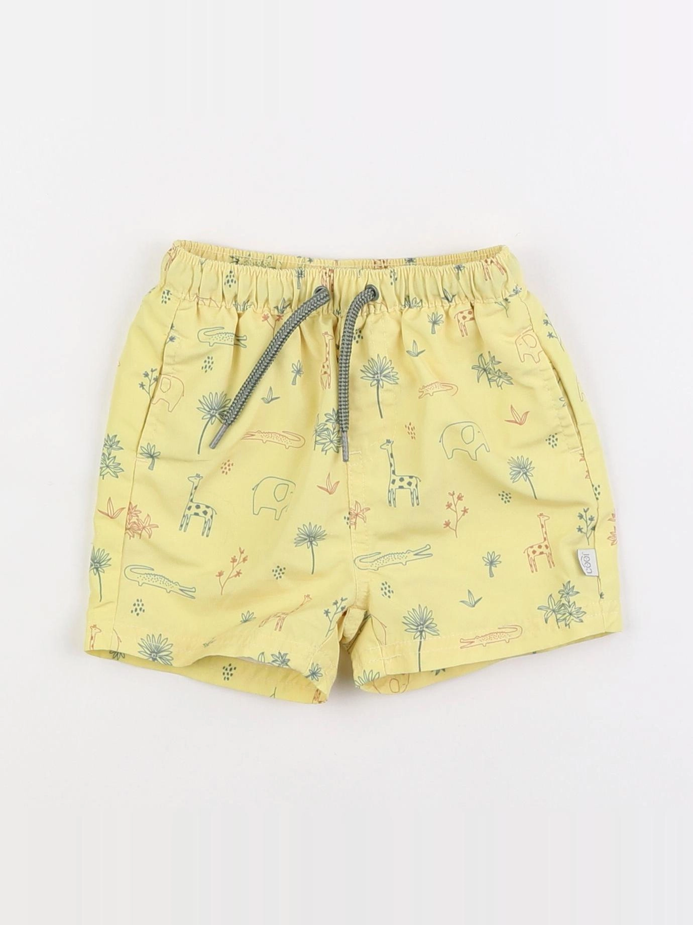 Vertbaudet - maillot de bain jaune - 12 mois