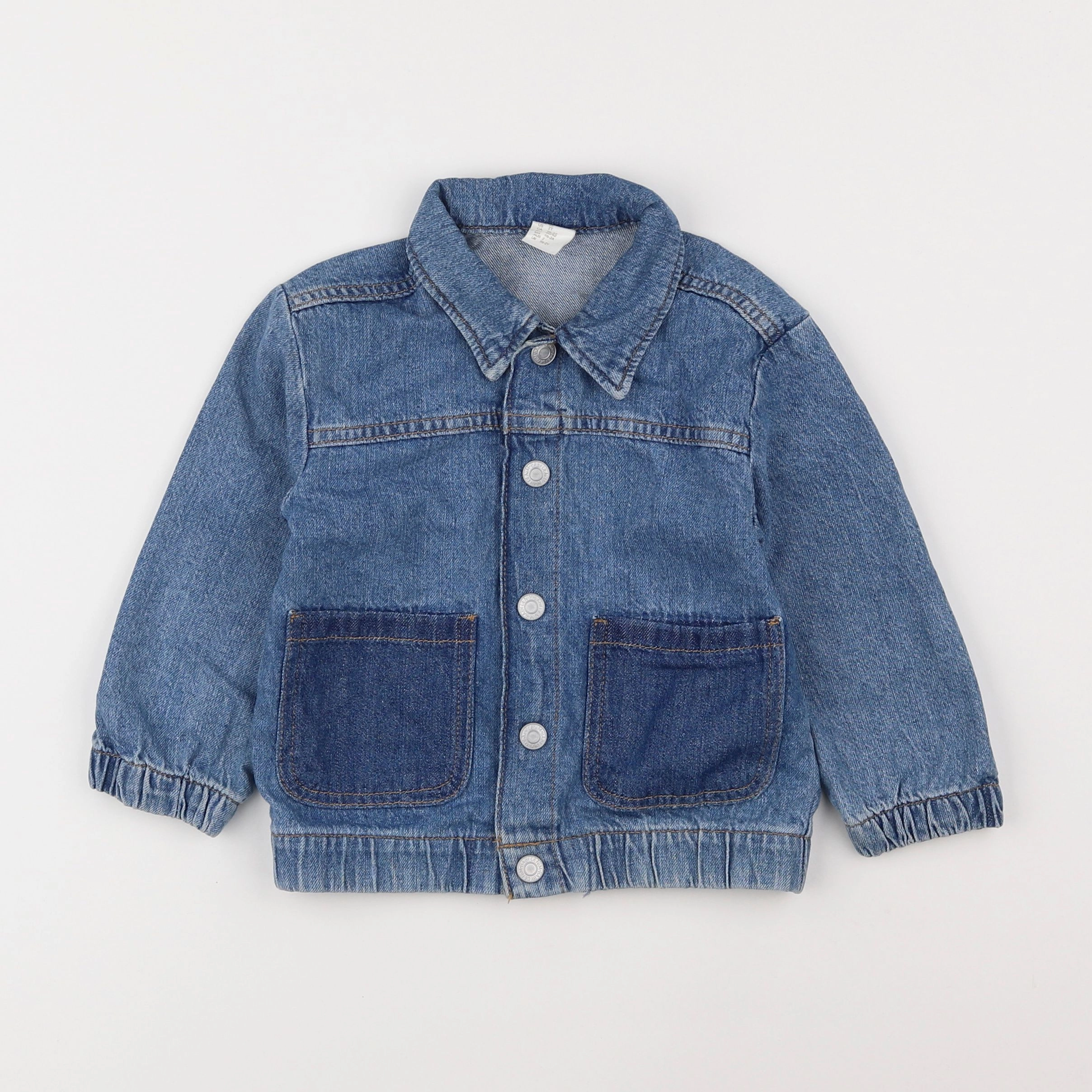 H&M - veste bleu - 18 mois à 2 ans