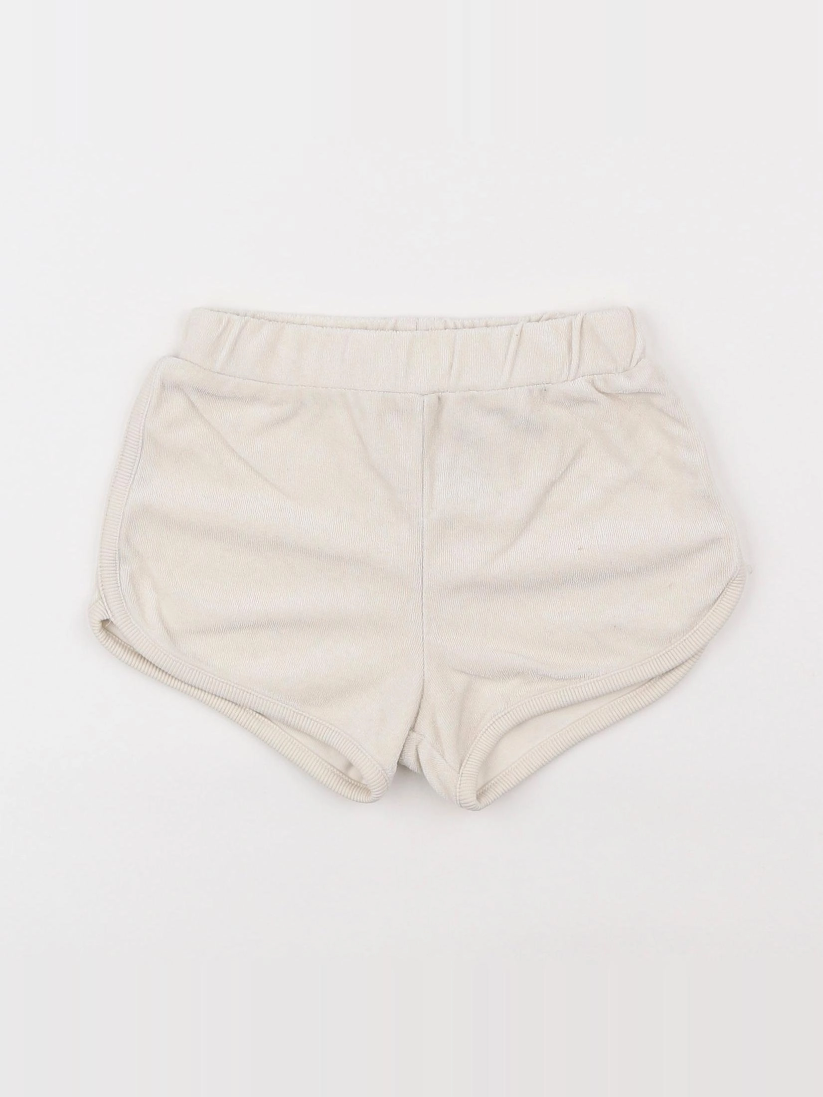 H&M - short beige - 9/12 mois