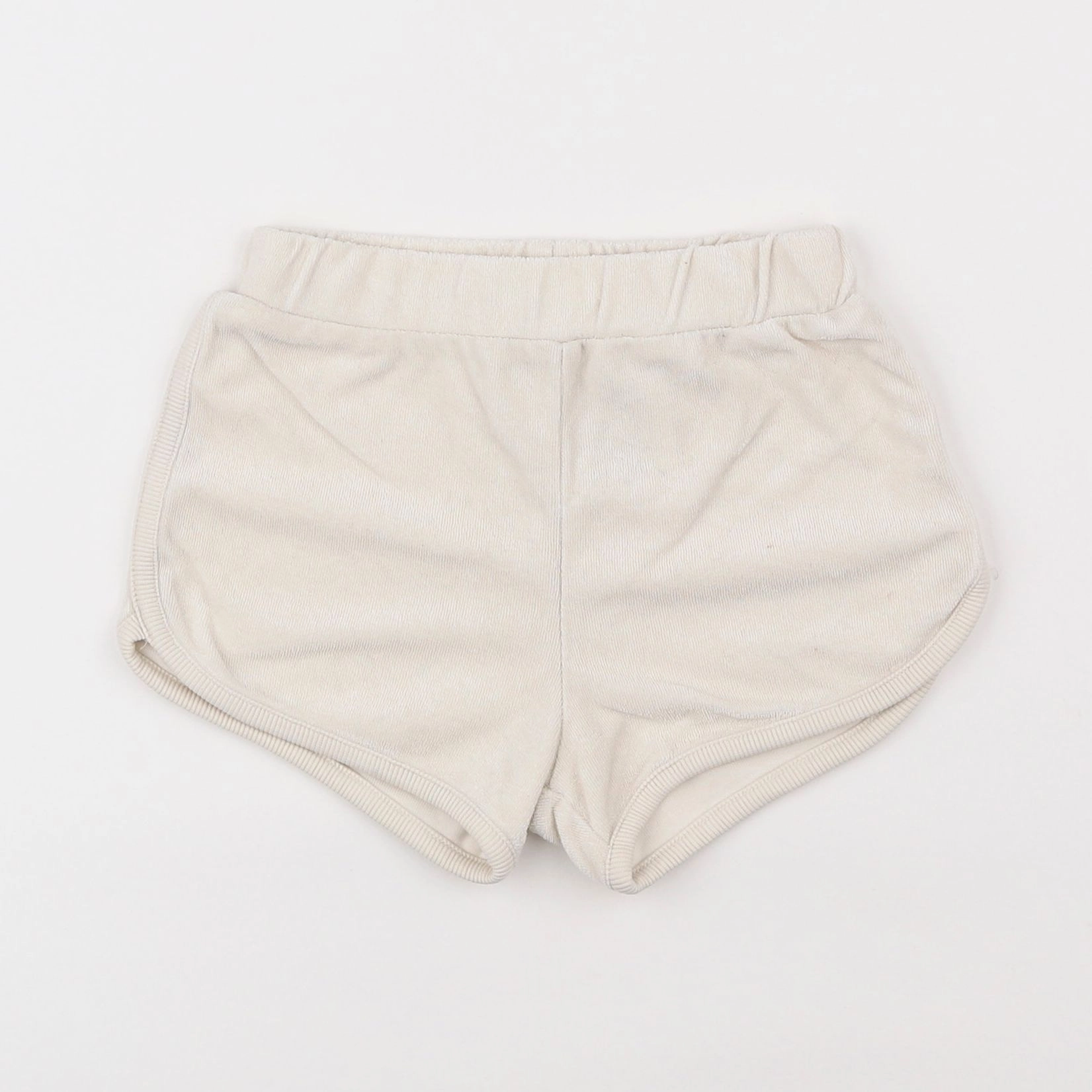 H&M - short beige - 9/12 mois