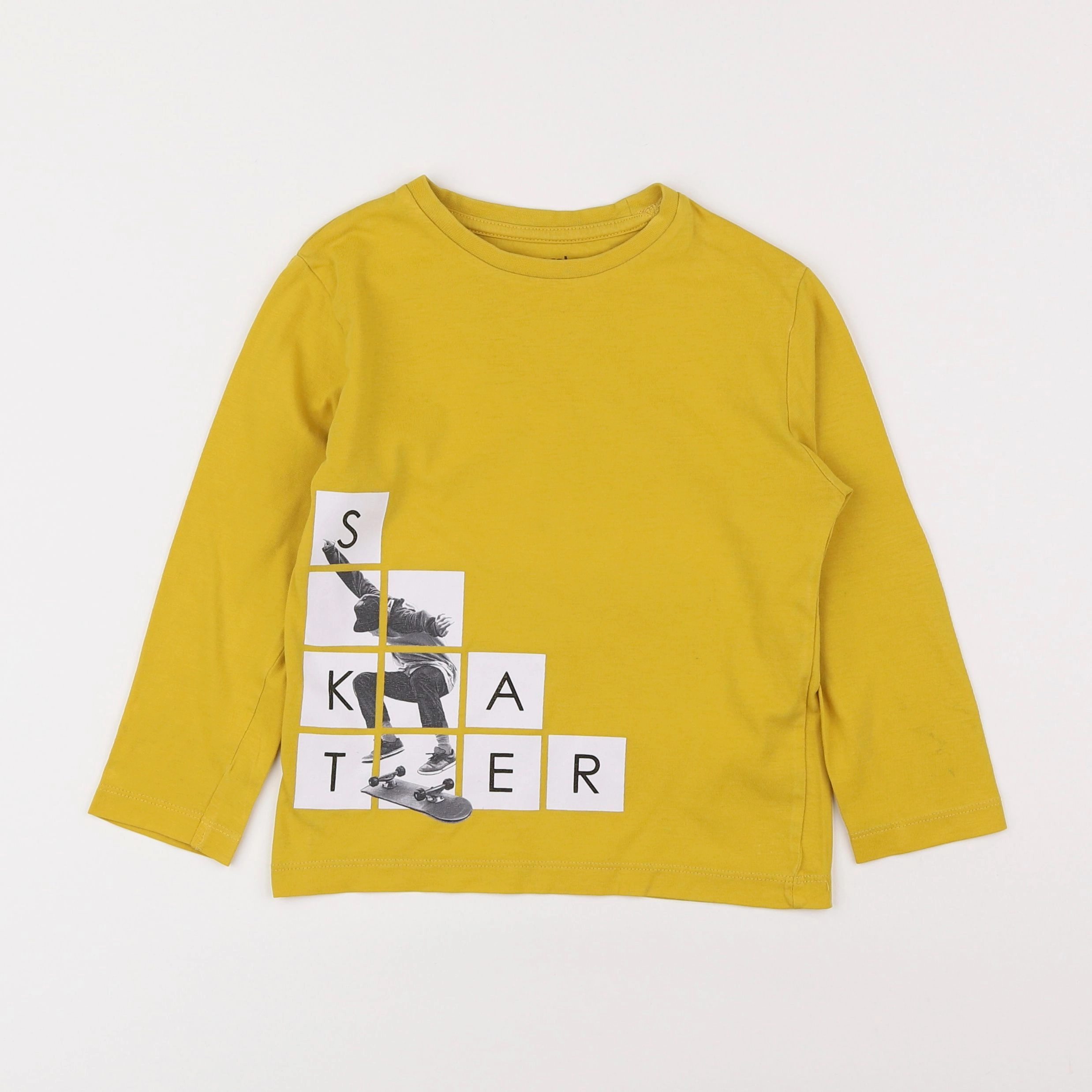 Mayoral - tee-shirt jaune - 4 ans