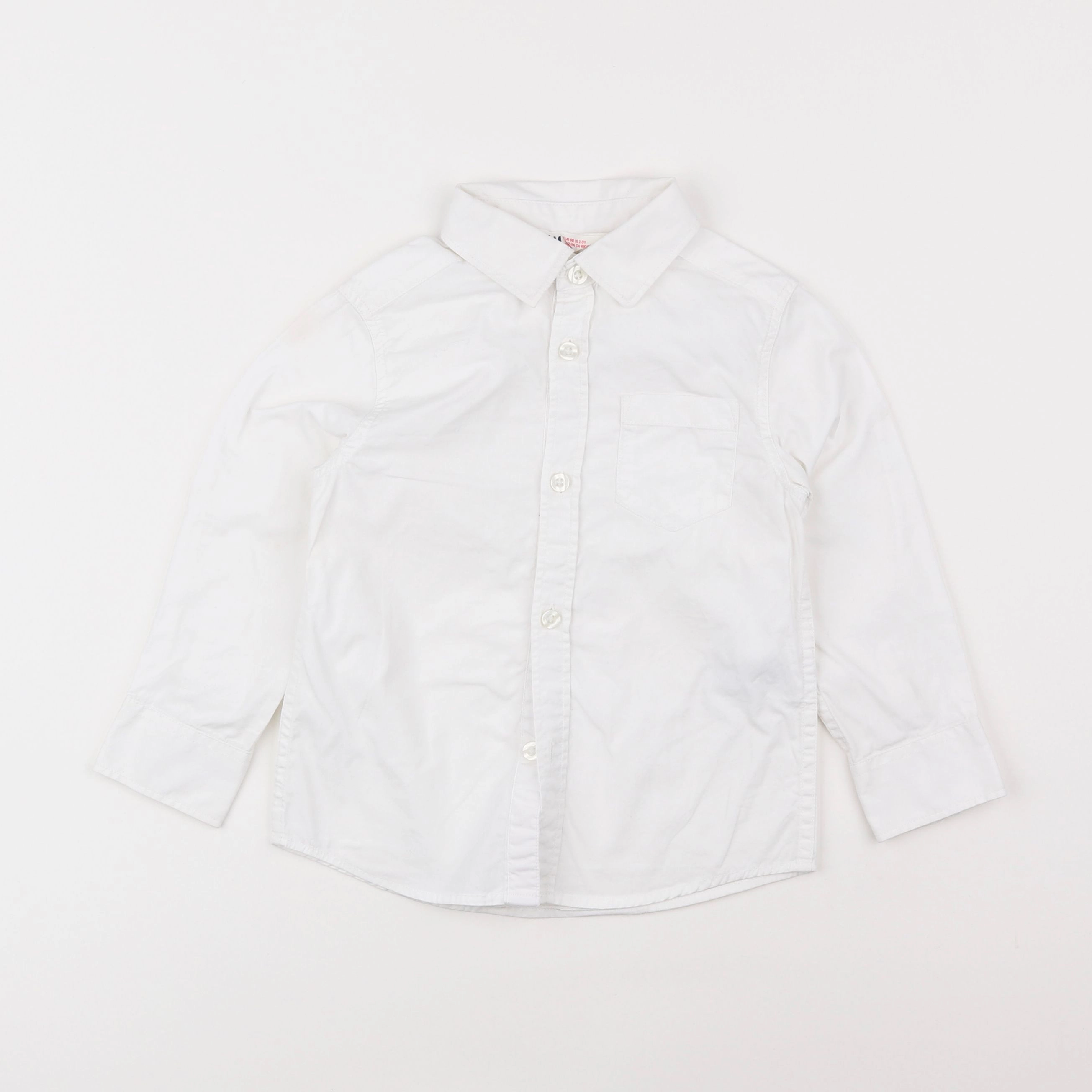 H&M - chemise blanc - 2/3 ans