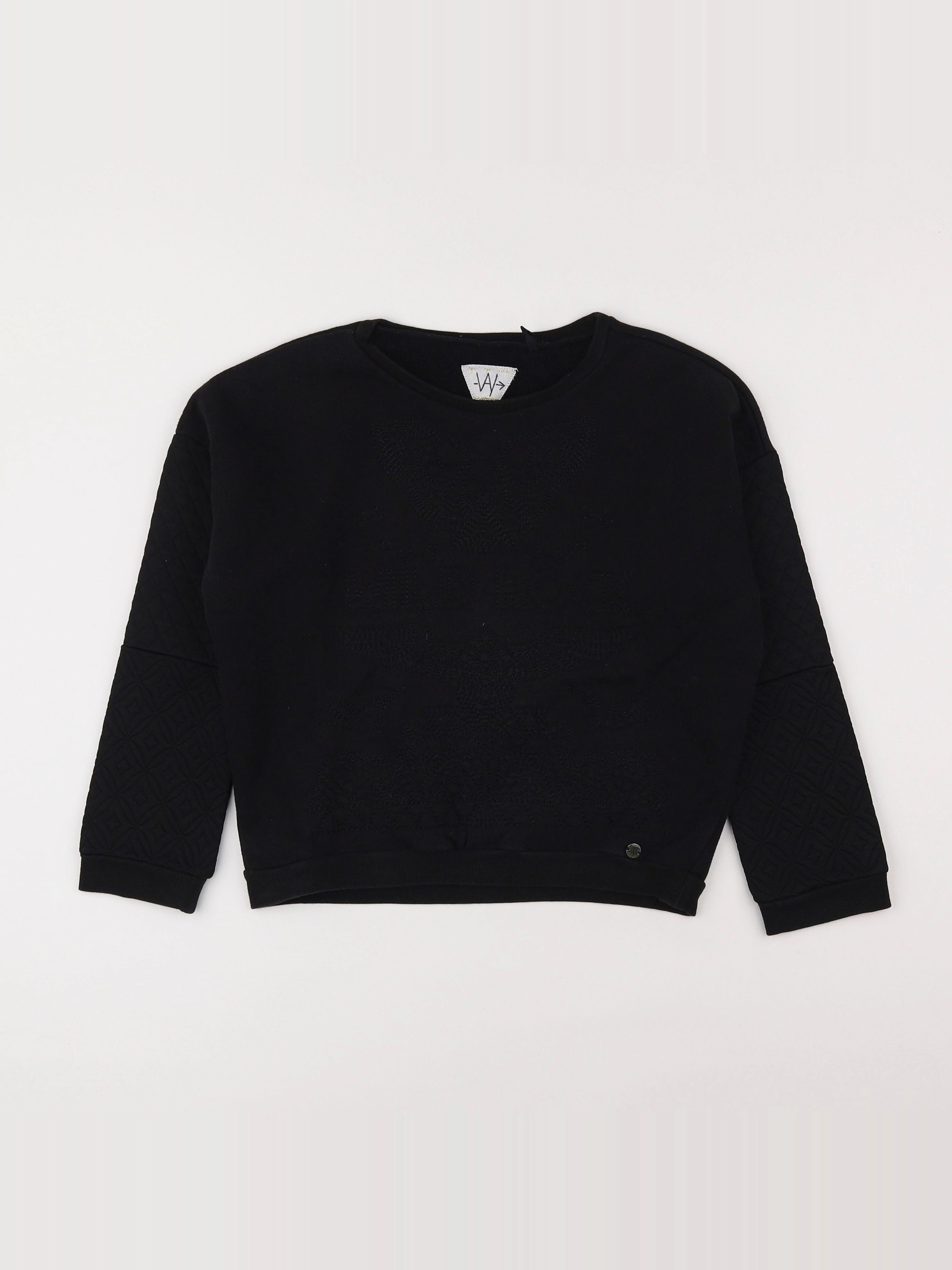 IKKS - sweat noir - 10 ans