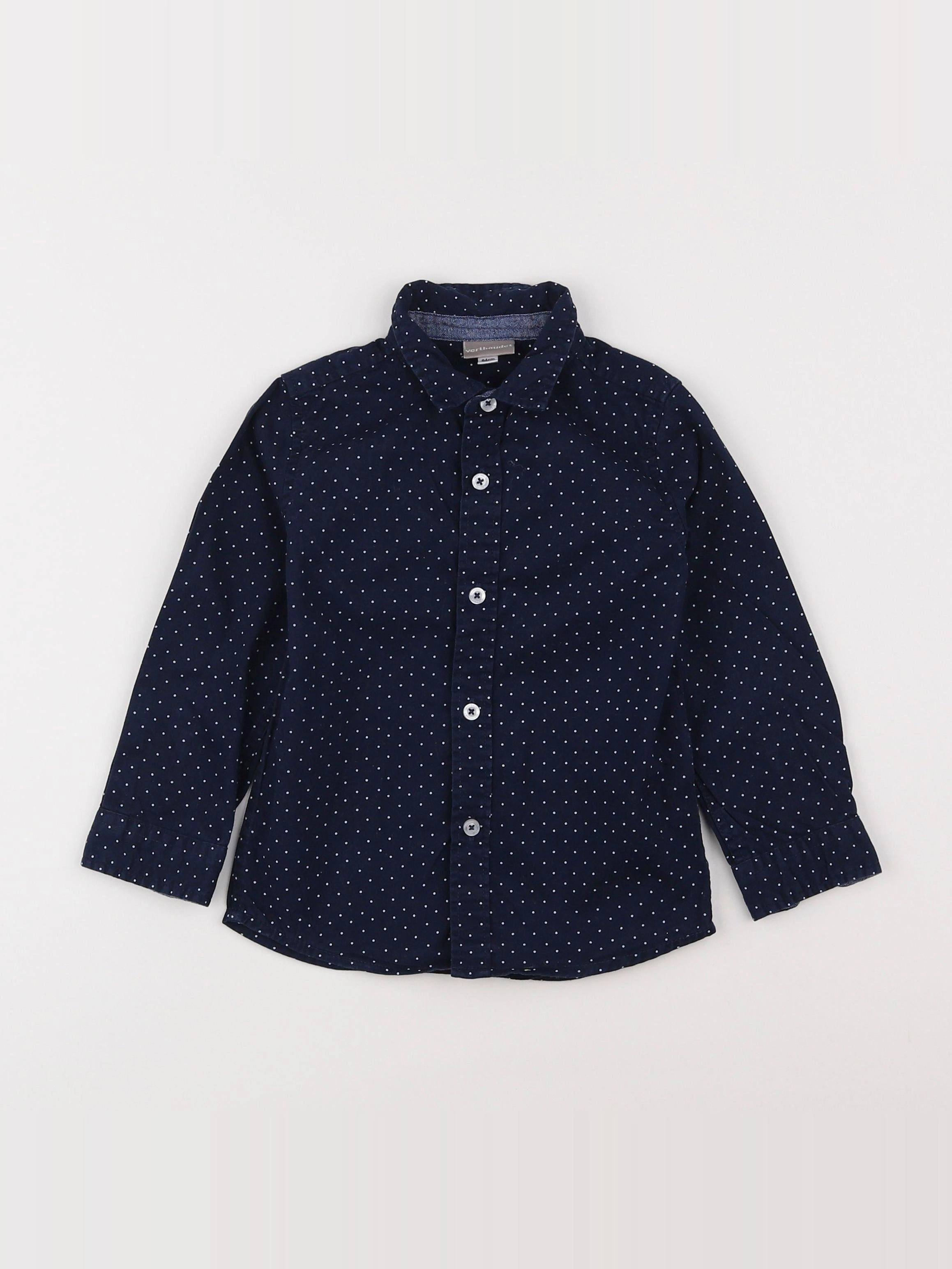 Vertbaudet - chemise bleu - 3 ans
