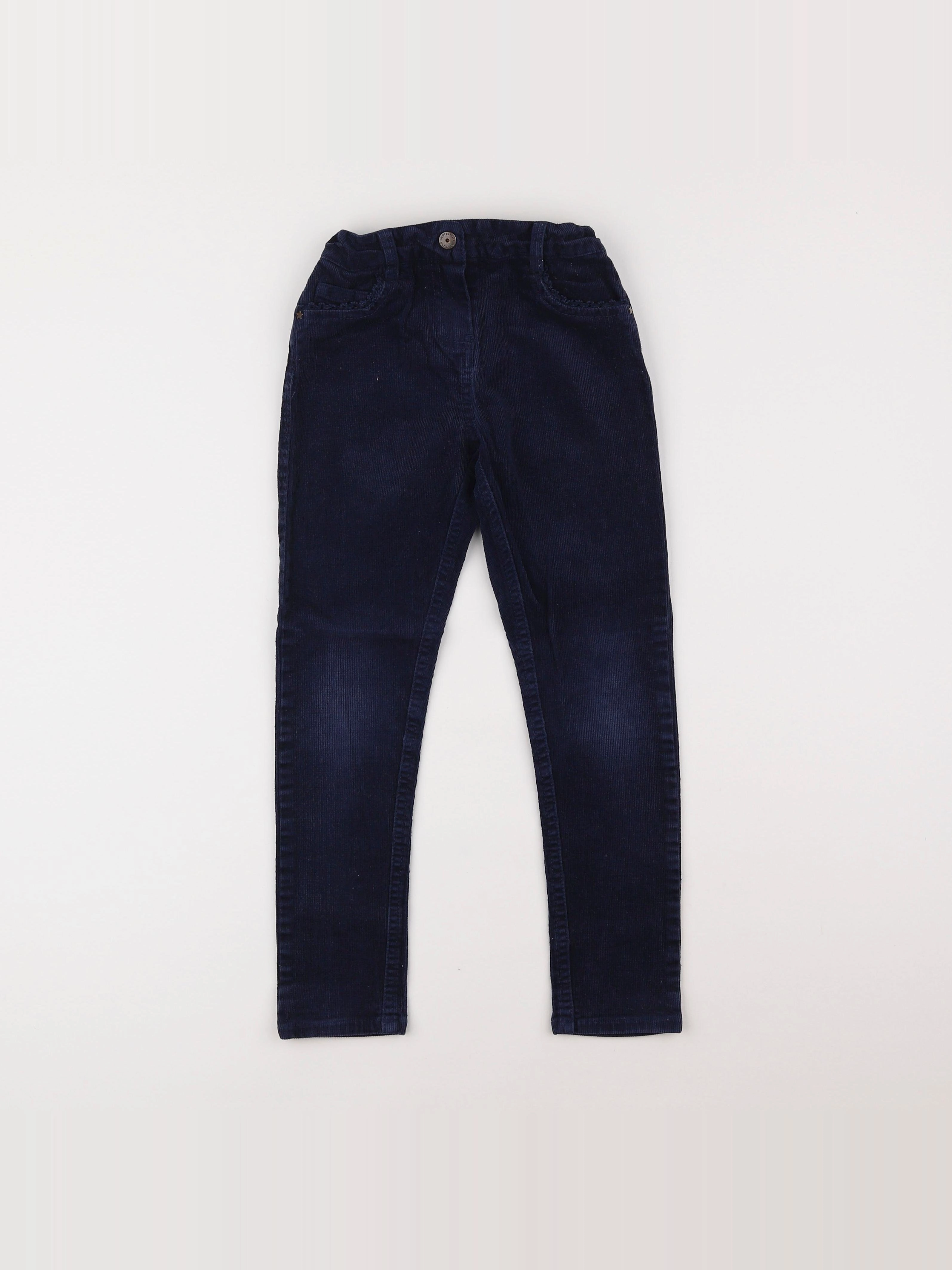 Vertbaudet - pantalon bleu - 7 ans