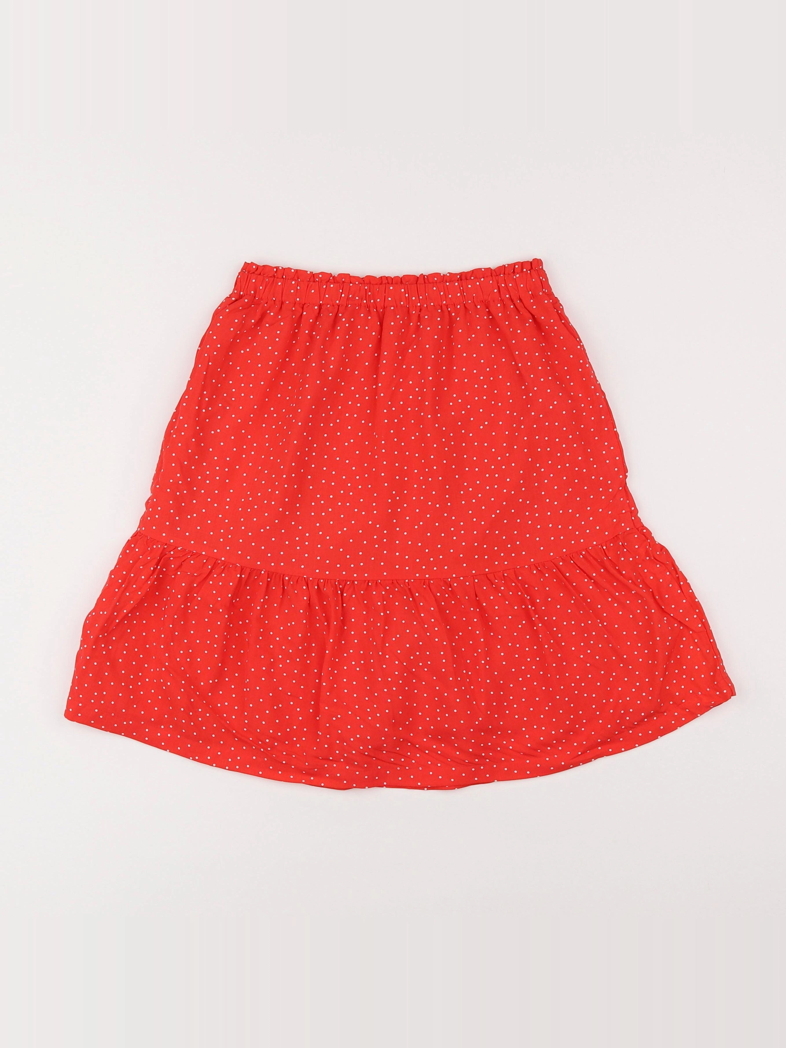 Little Cigogne - jupe rouge - 14 ans