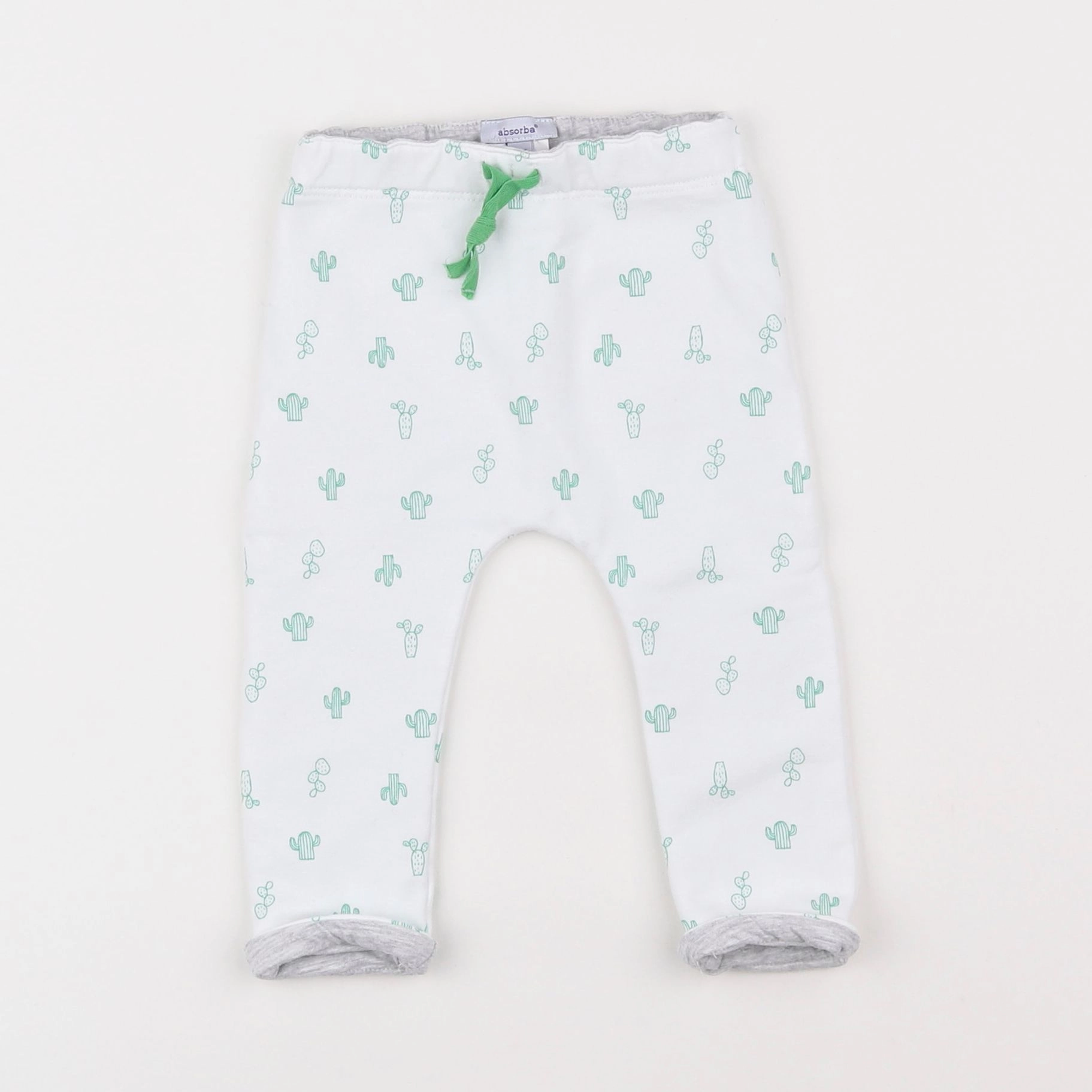 Absorba - jogging blanc, vert - 6 mois