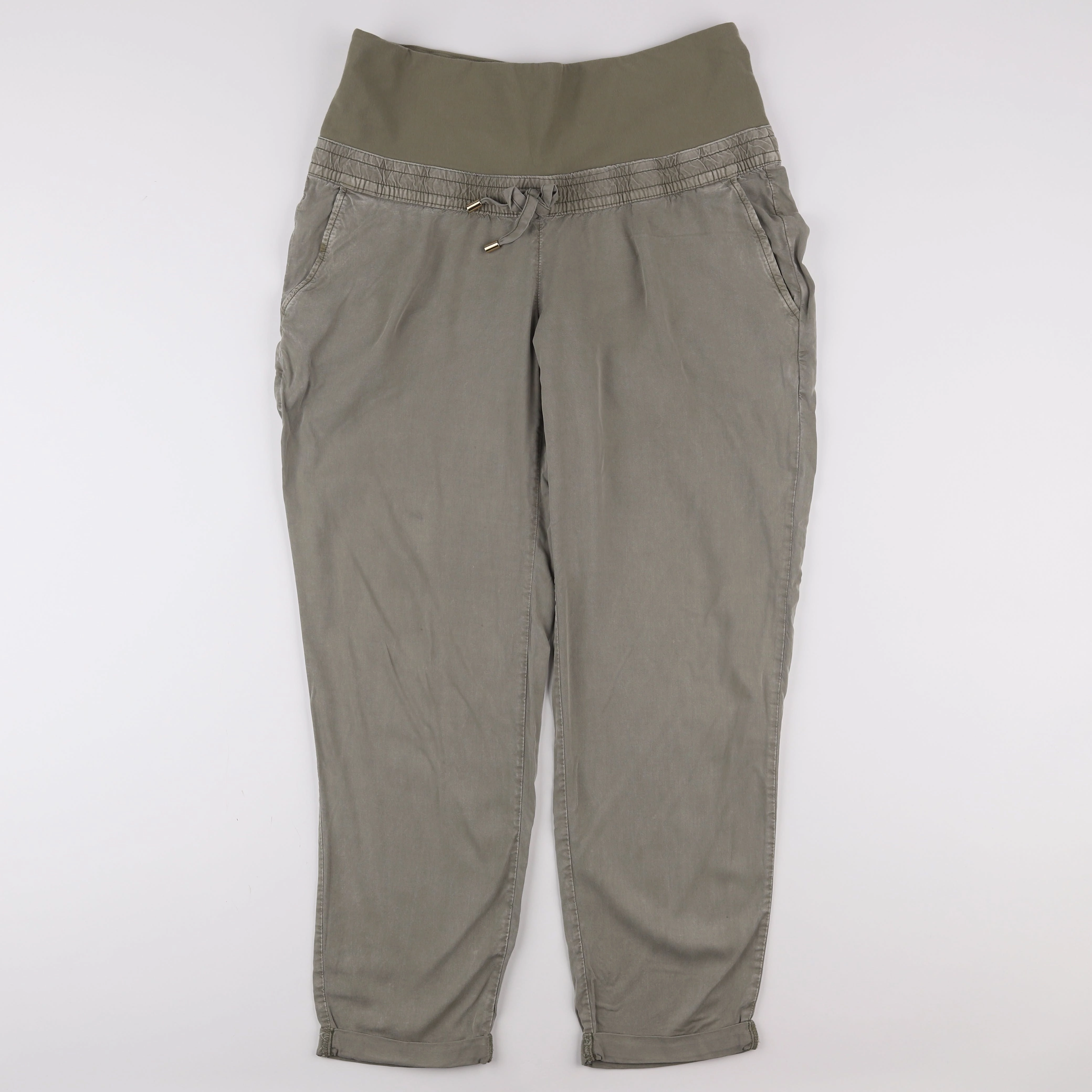 H&M - pantalon grossesse vert - 42