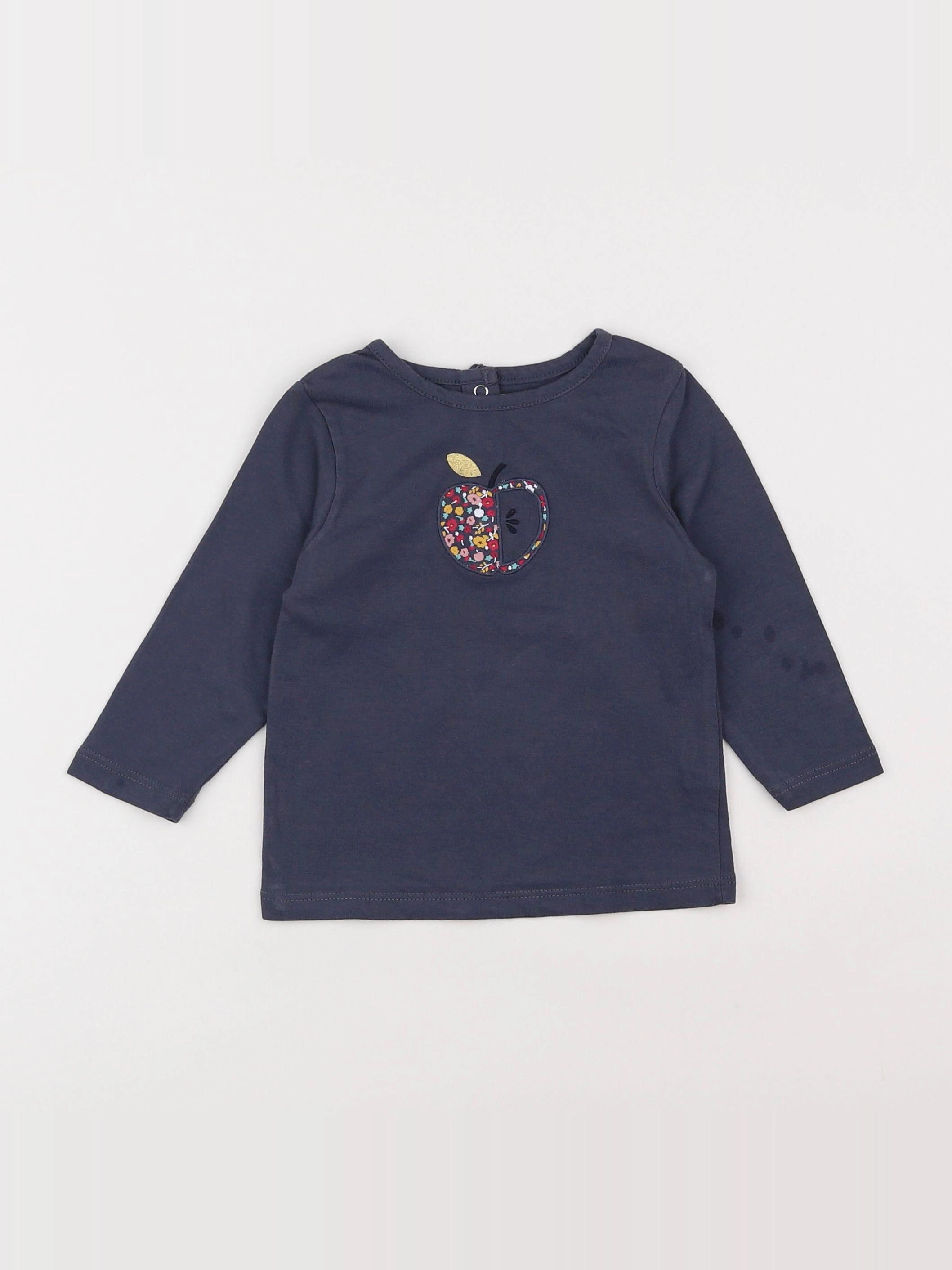 Cadet Rousselle - tee-shirt bleu - 6 mois