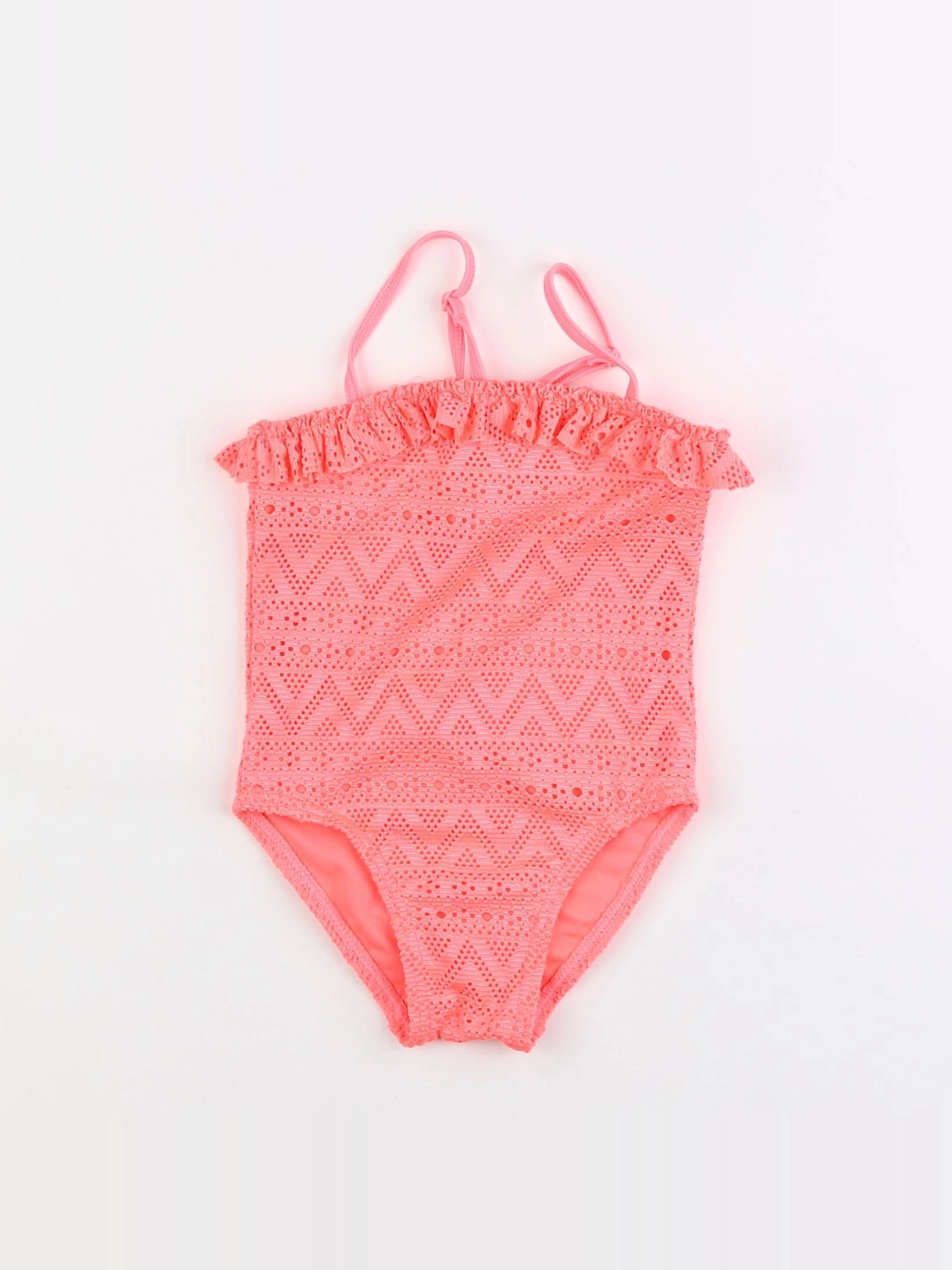 Tape à l'oeil - maillot de bain rose fluo - 2 ans
