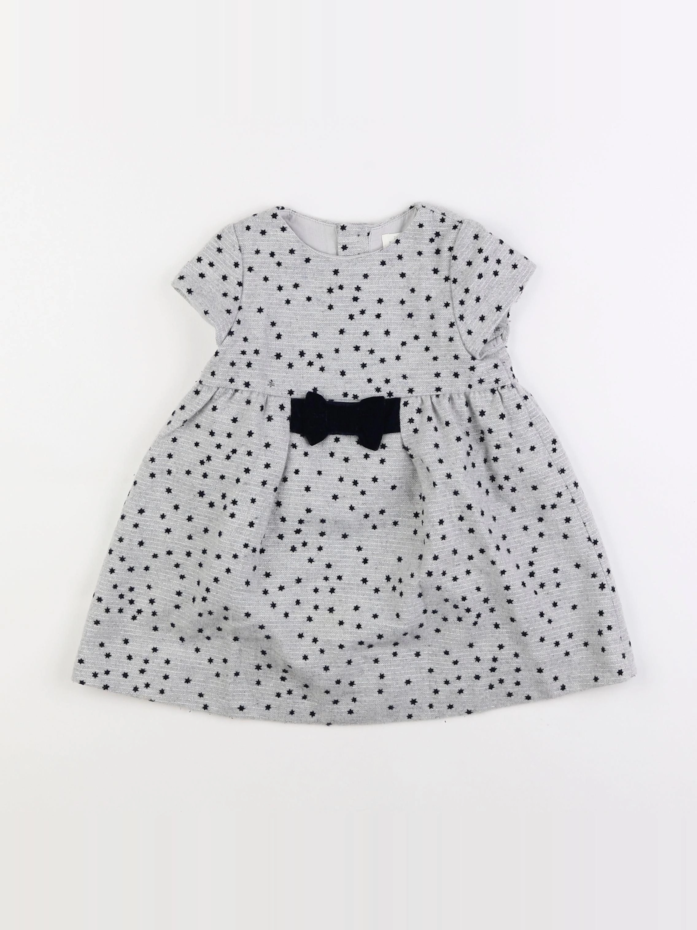 Zara - robe gris - 2/3 ans