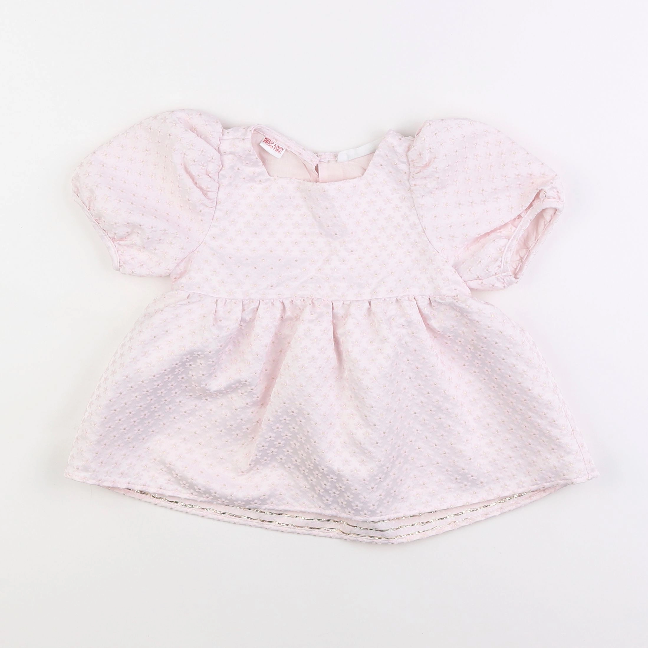 Zara - blouse rose - 2/3 ans