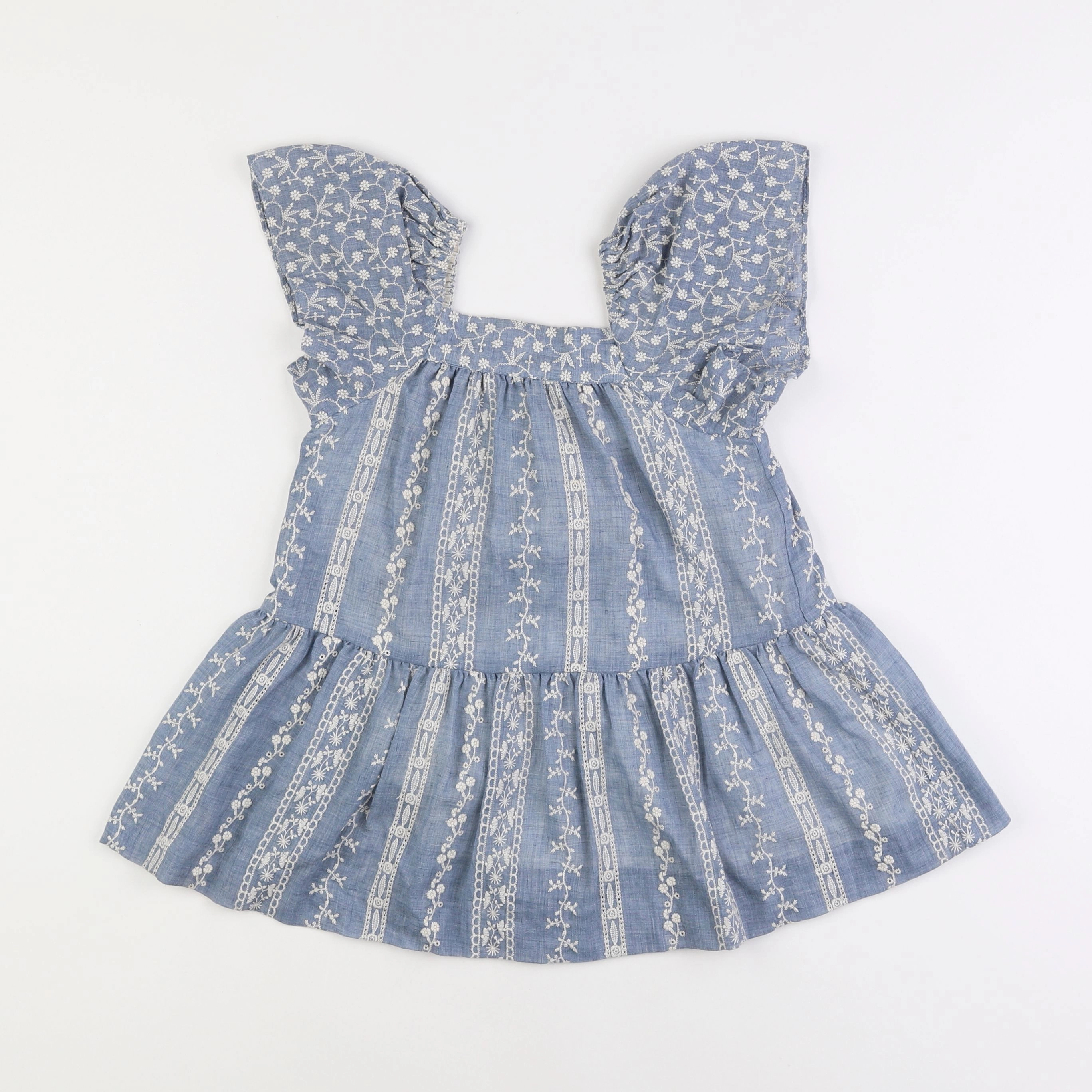 Zara - robe bleu - 2/3 ans