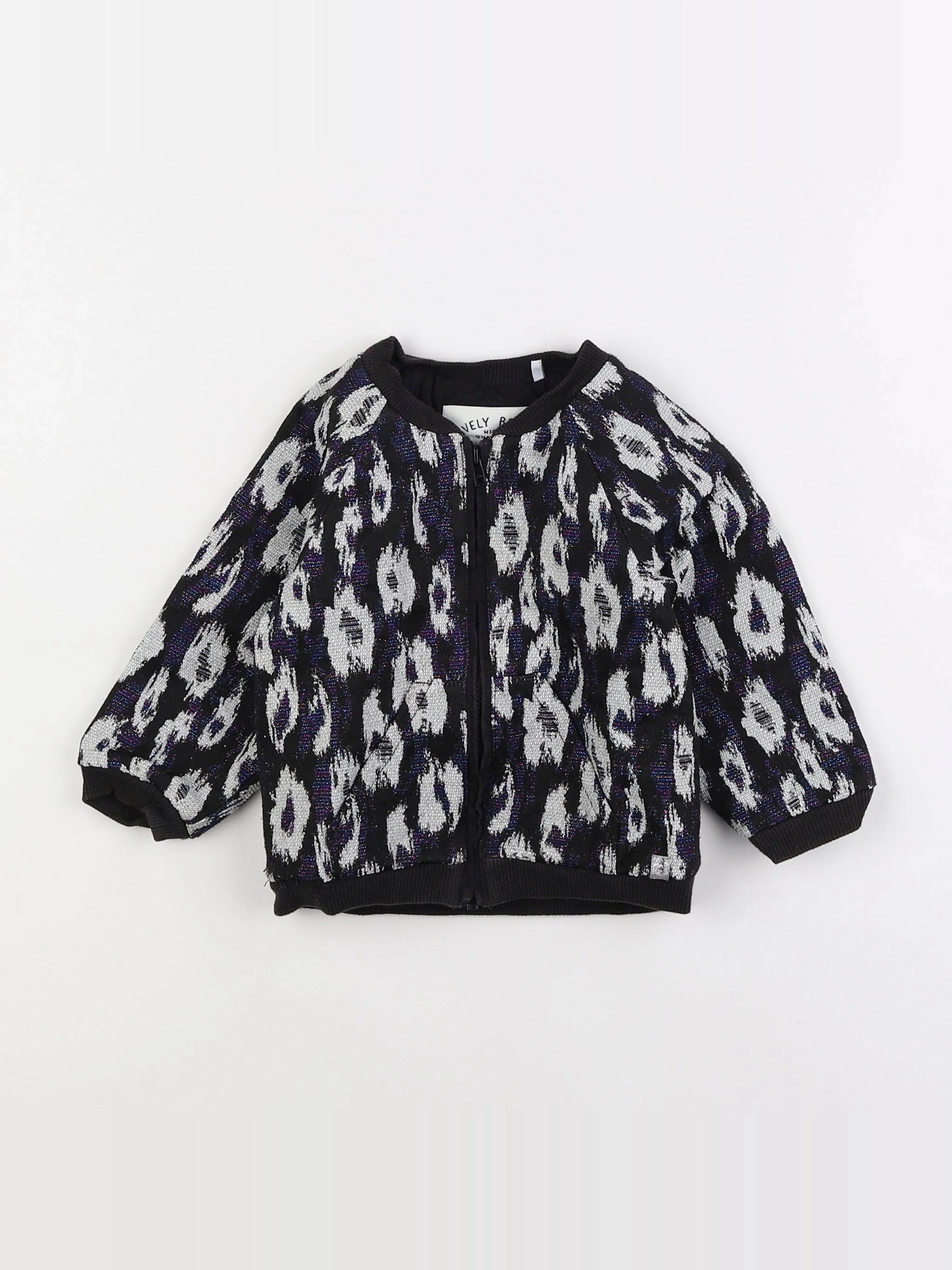 IKKS - veste bleu, noir - 2 ans