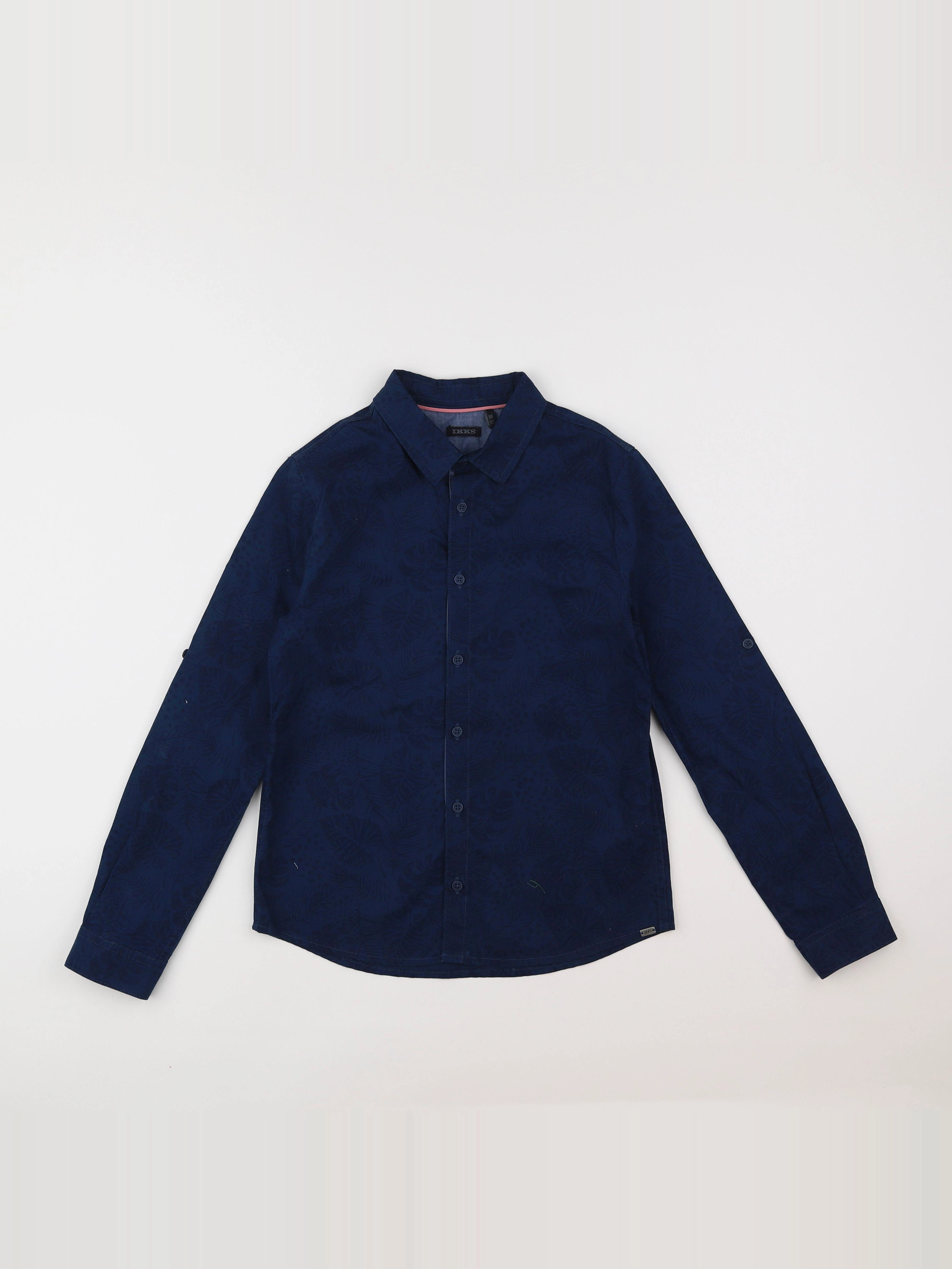IKKS - chemise bleu - 10 ans