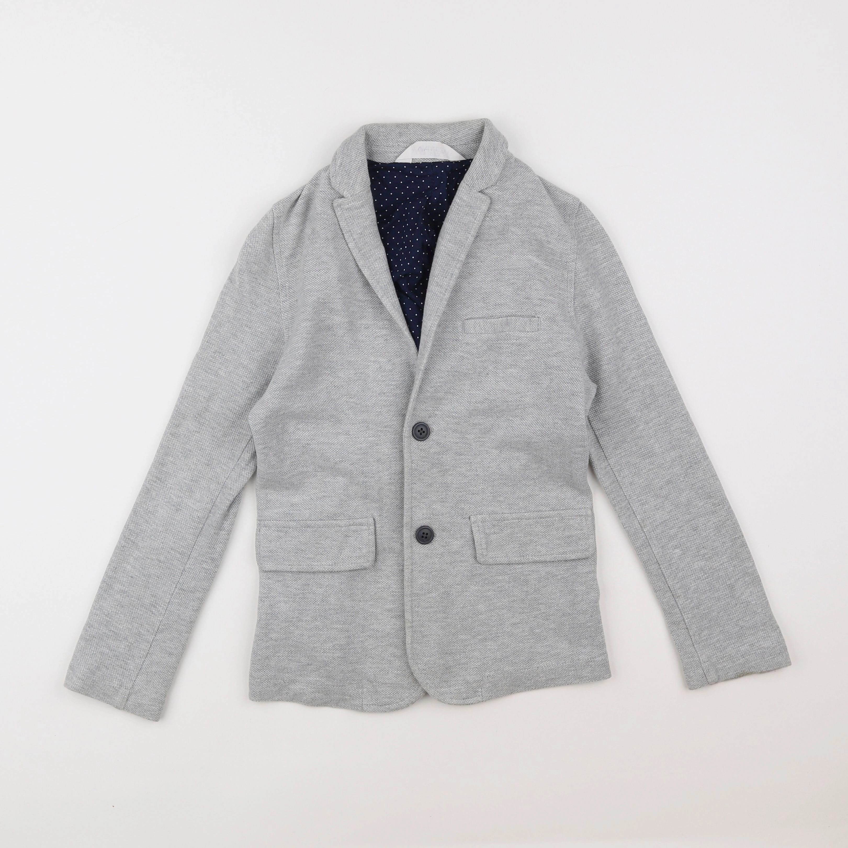 H&M - veste gris - 8/9 ans