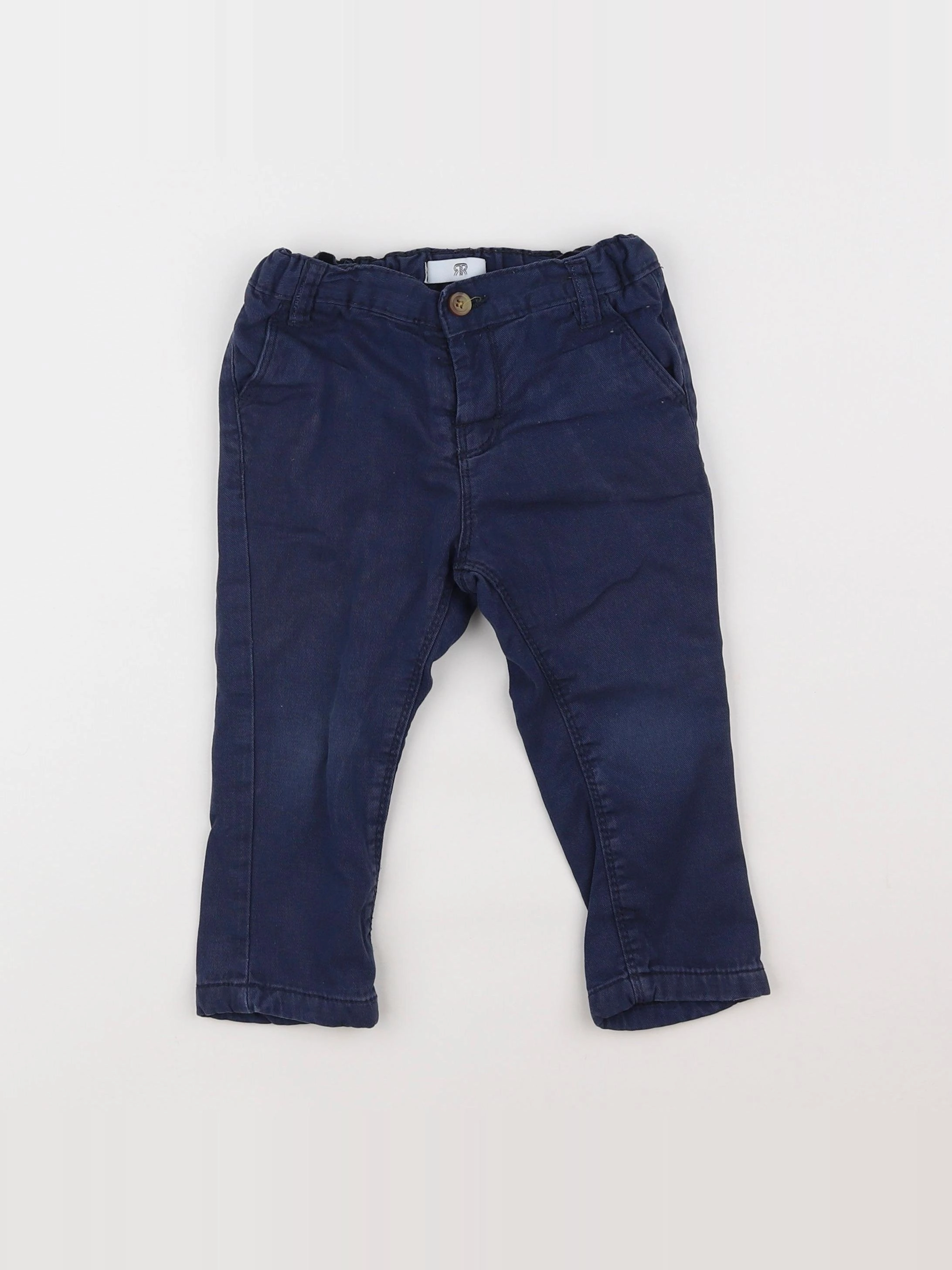 La Redoute - pantalon bleu - 12 mois