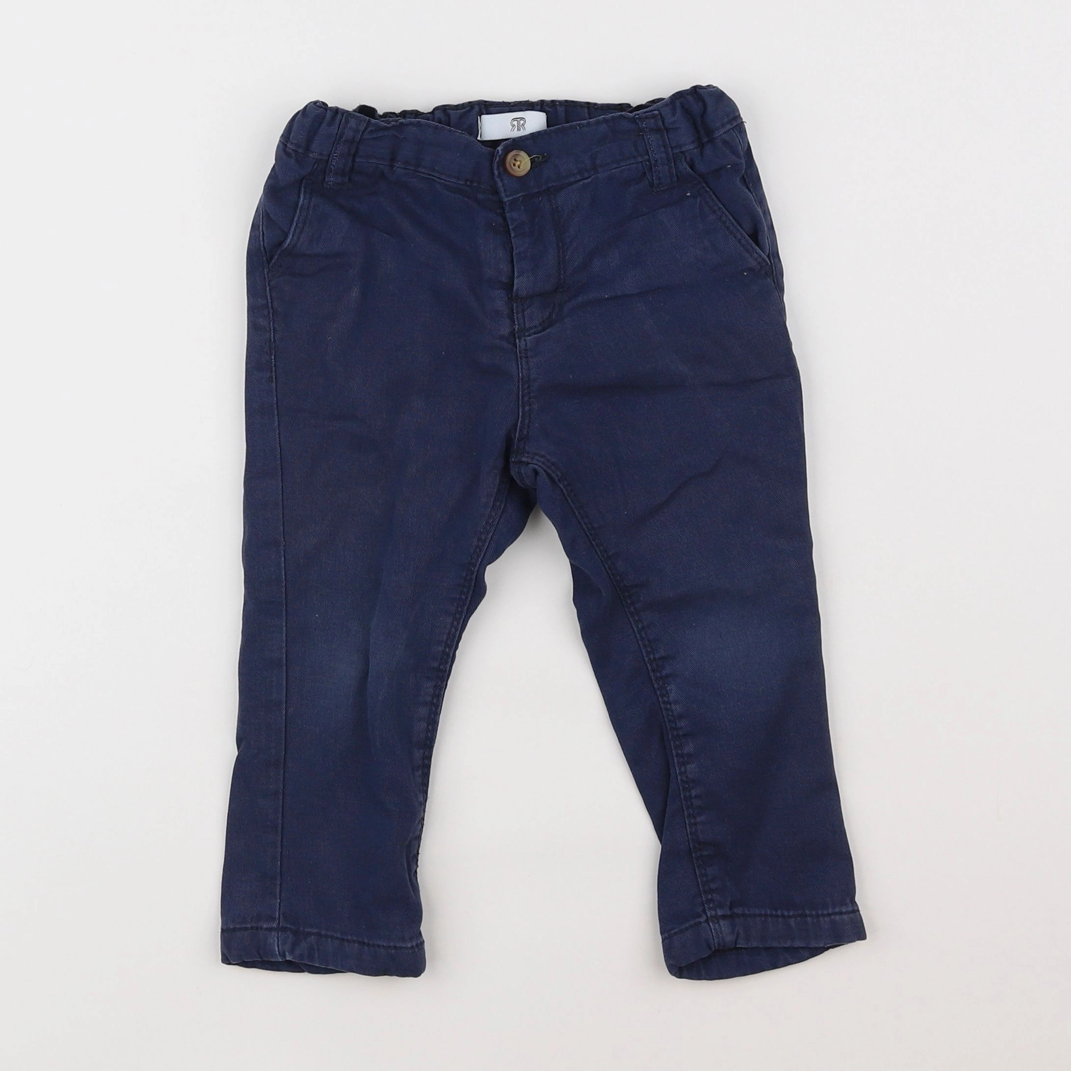 La Redoute - pantalon bleu - 12 mois