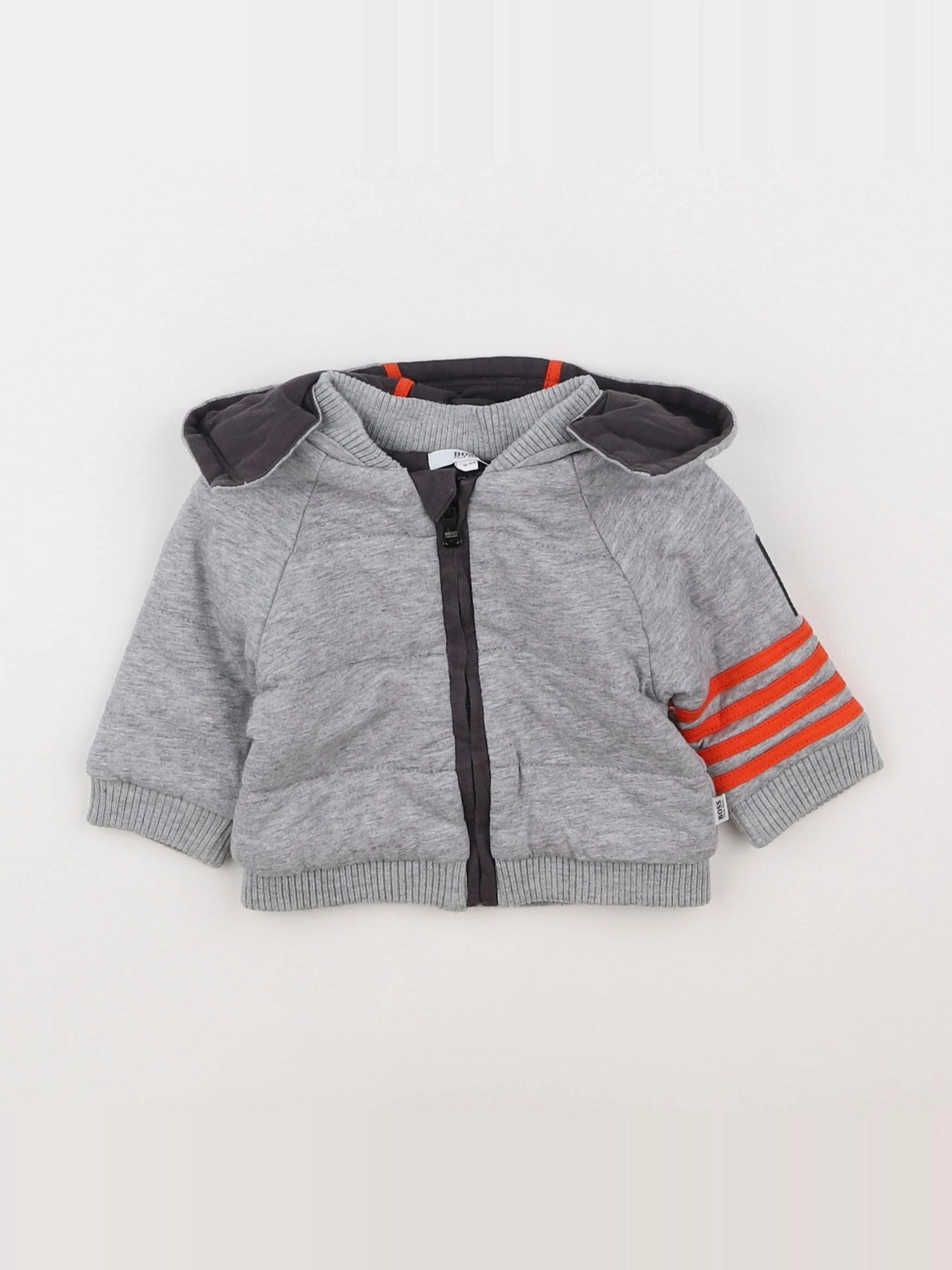 Hugo Boss - sweat gris - 1 mois