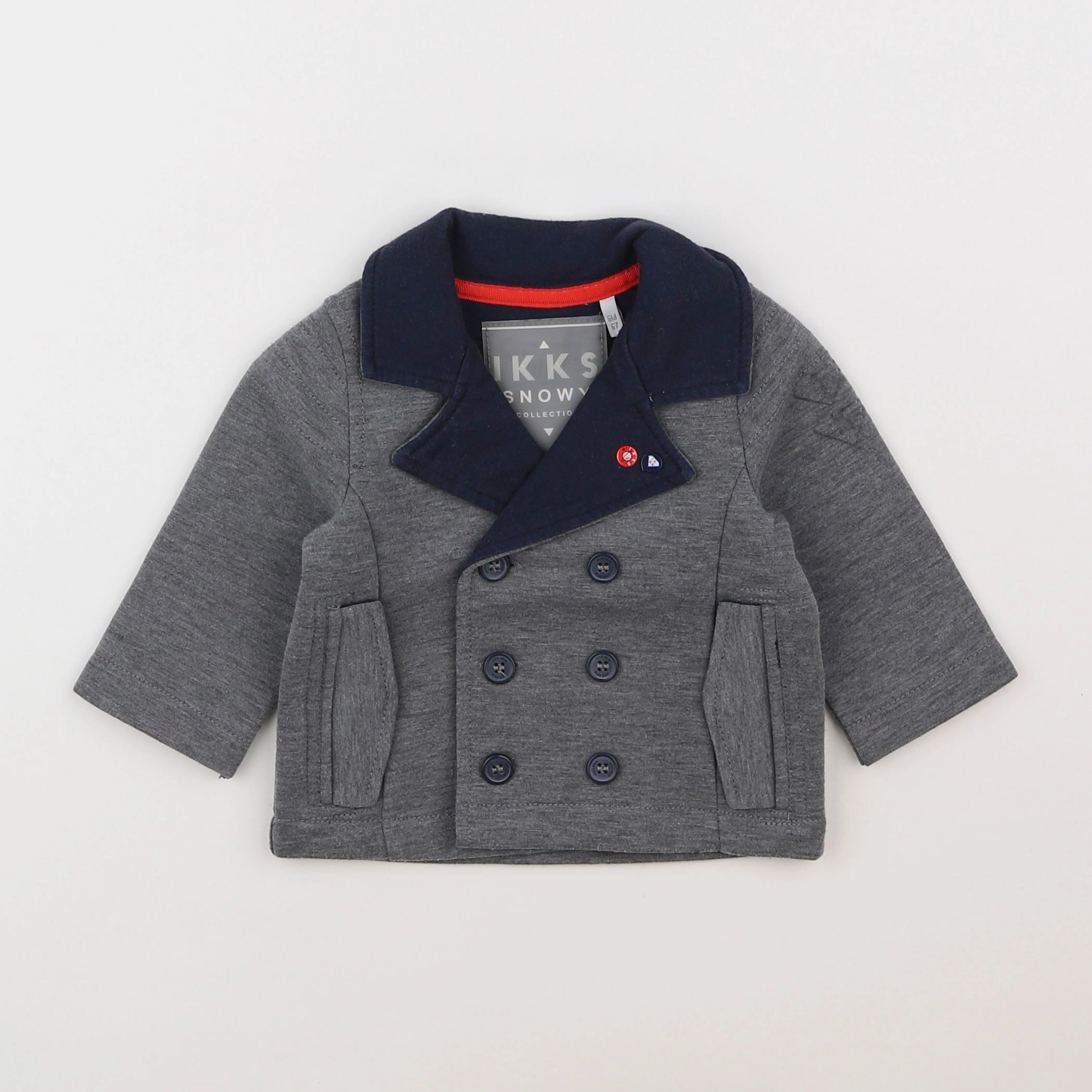 IKKS - veste gris - 6 mois