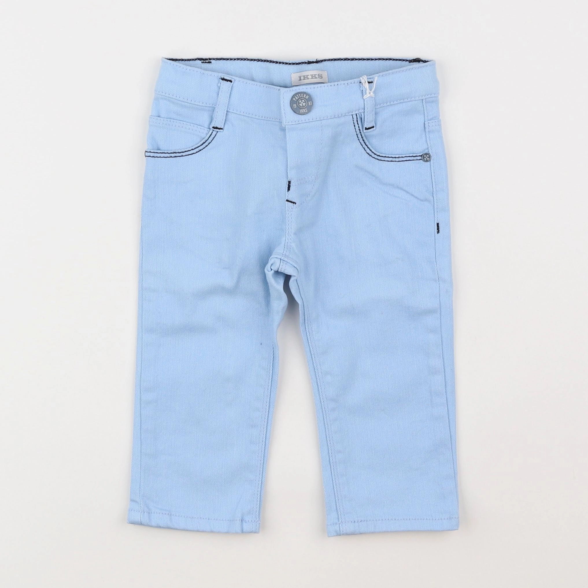 IKKS - pantalon bleu - 12 mois