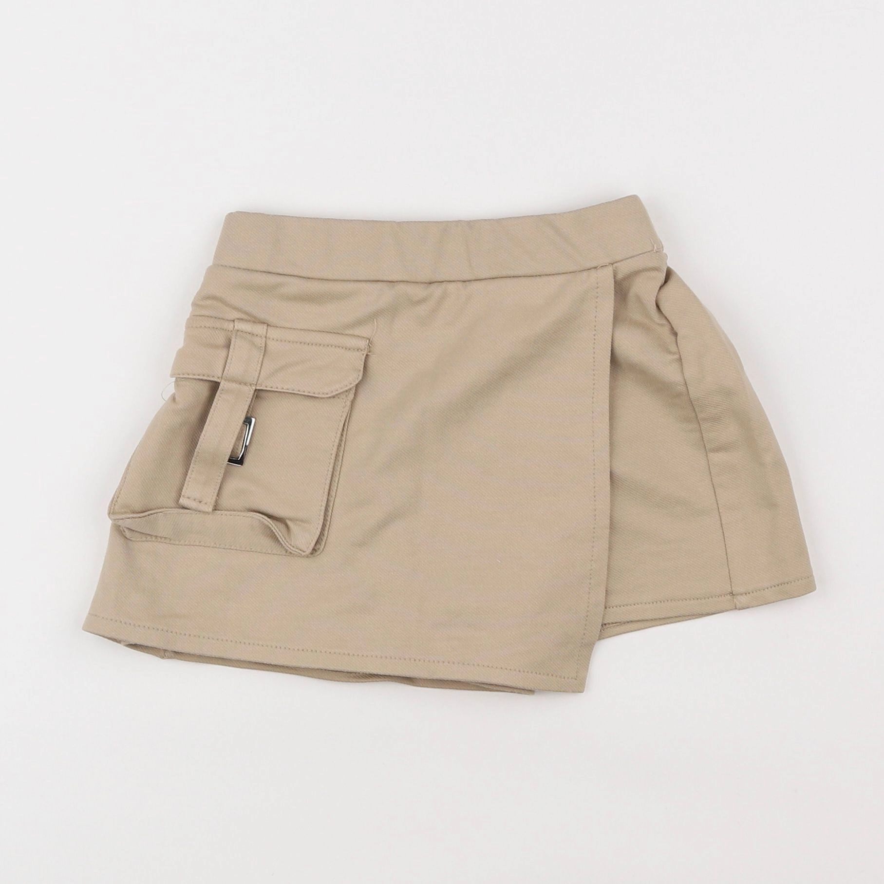 Zara - jupe short beige - 7 ans