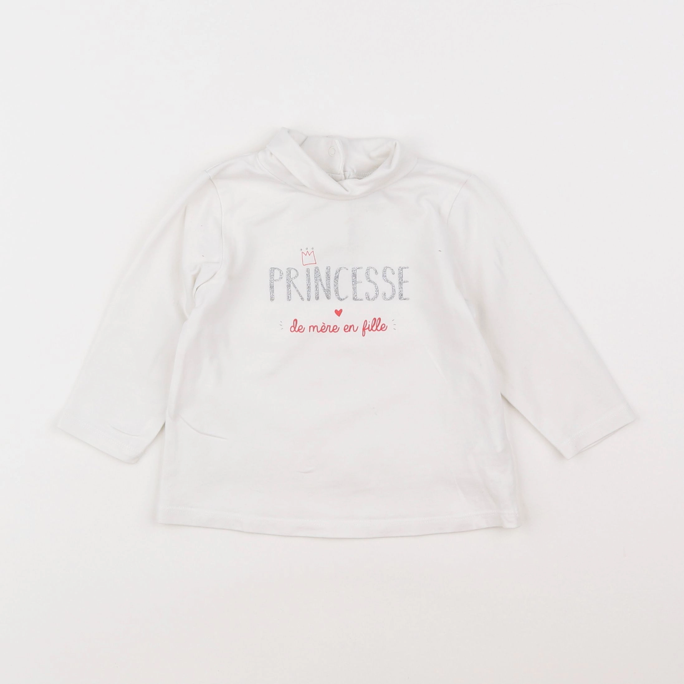 Tape à l'oeil - tee-shirt blanc - 12 mois