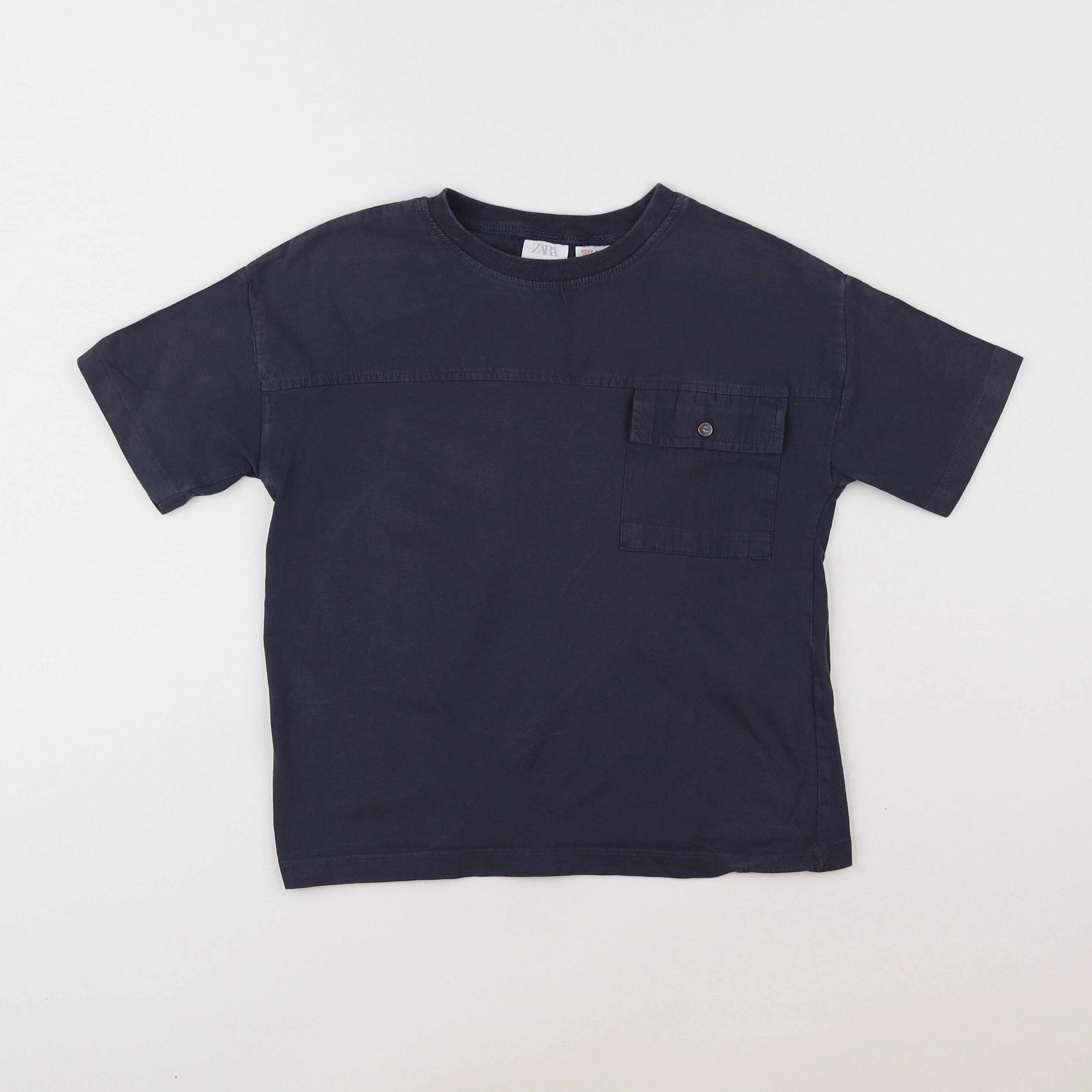 Zara - tee-shirt bleu - 5/6 ans