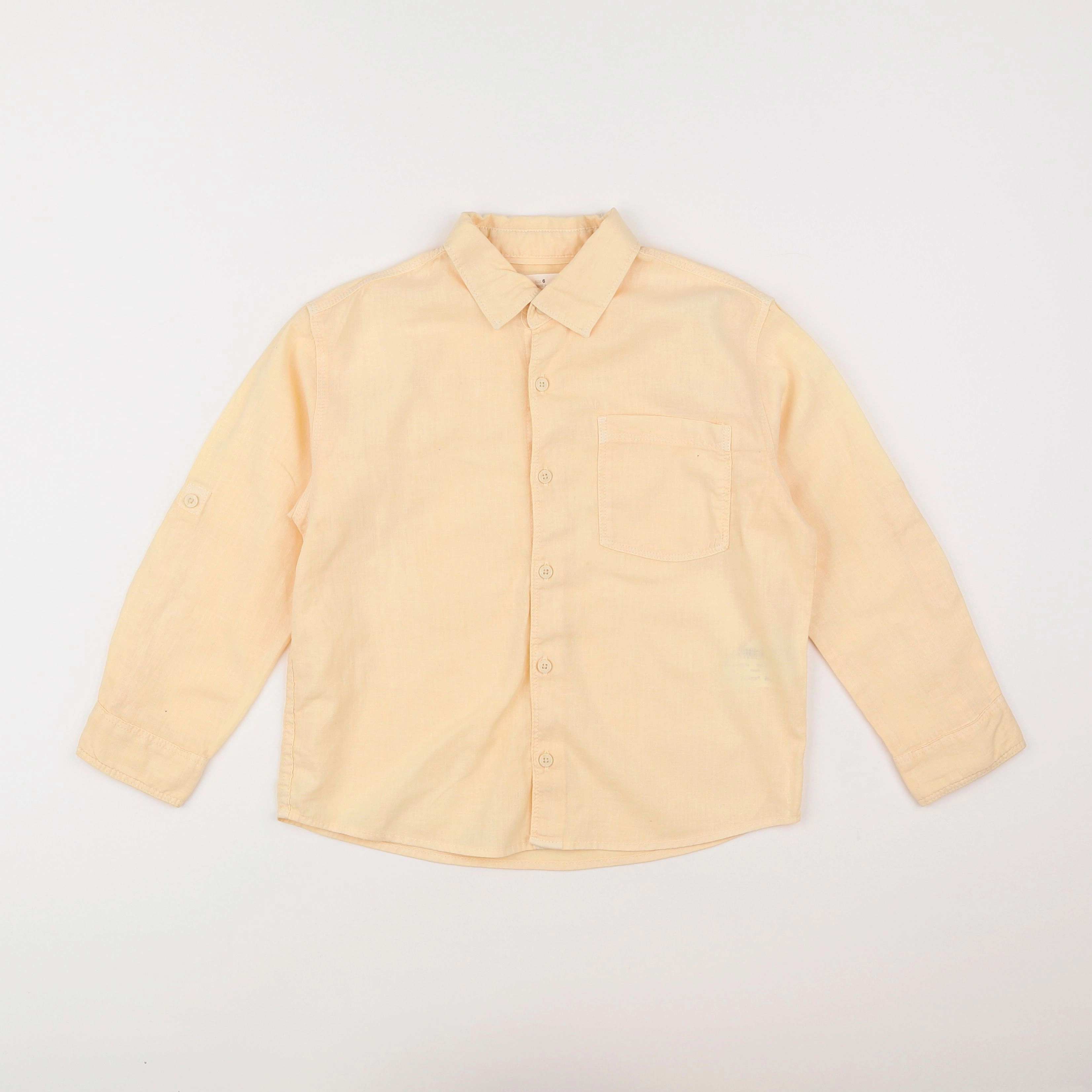 Zara - chemise jaune - 6 ans