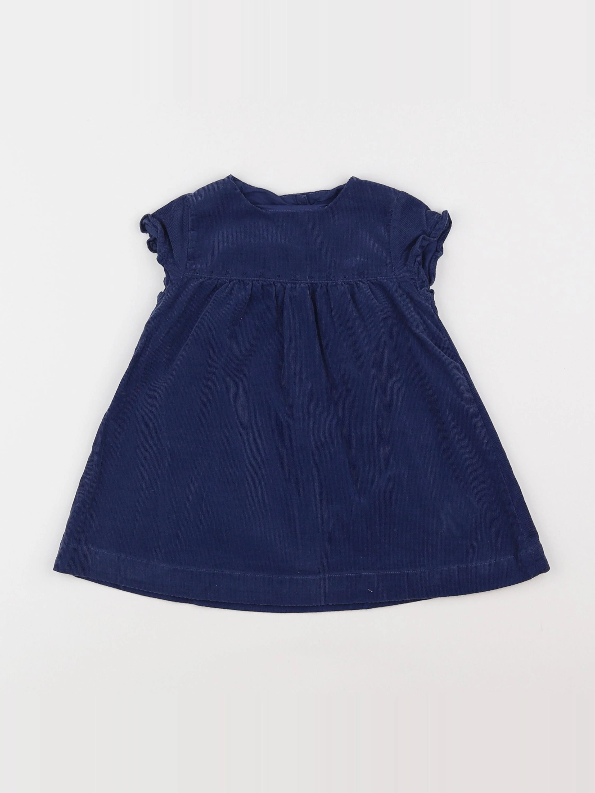 Cyrillus - robe bleu - 12 mois