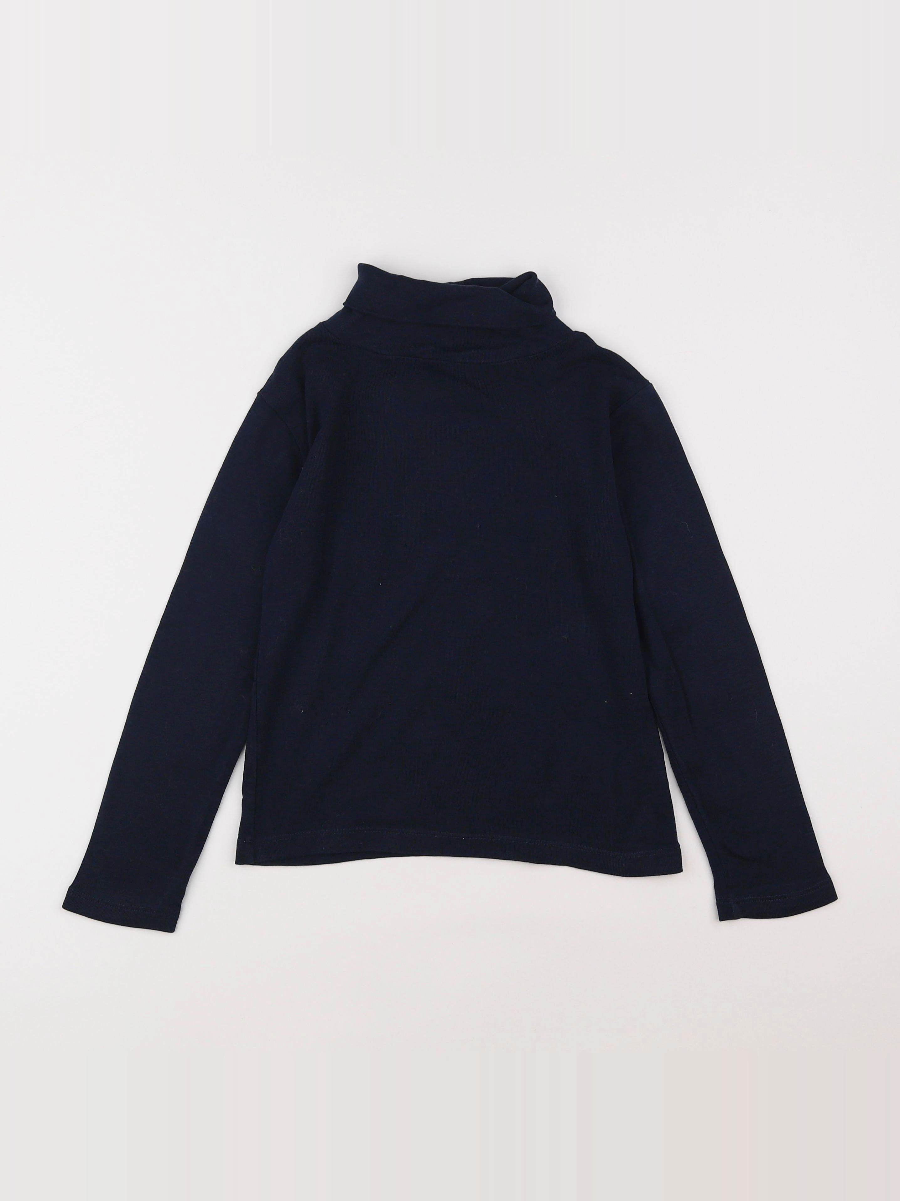 Monoprix - sous-pull bleu - 8 ans