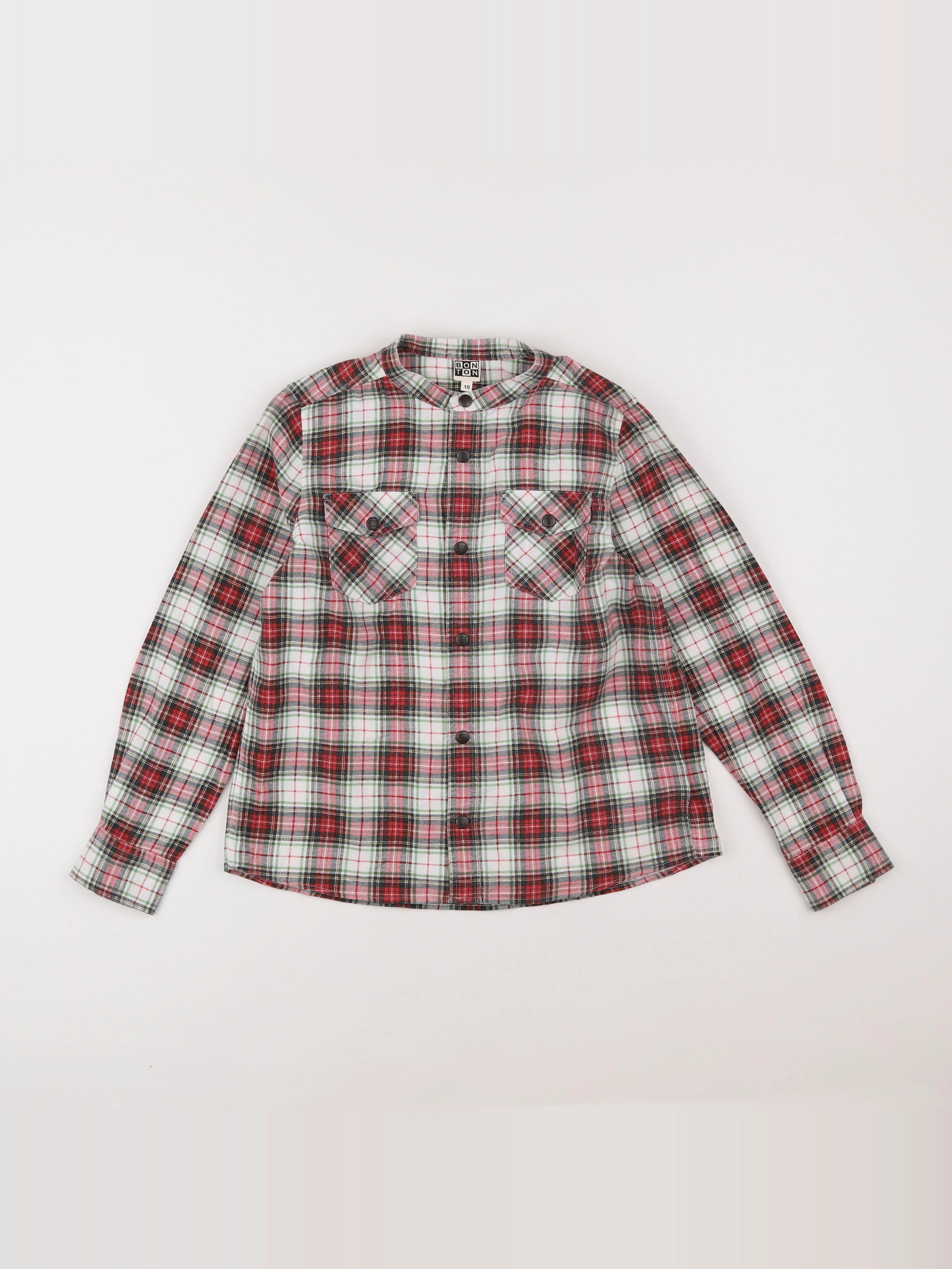 Bonton - chemise multicolore - 10 ans