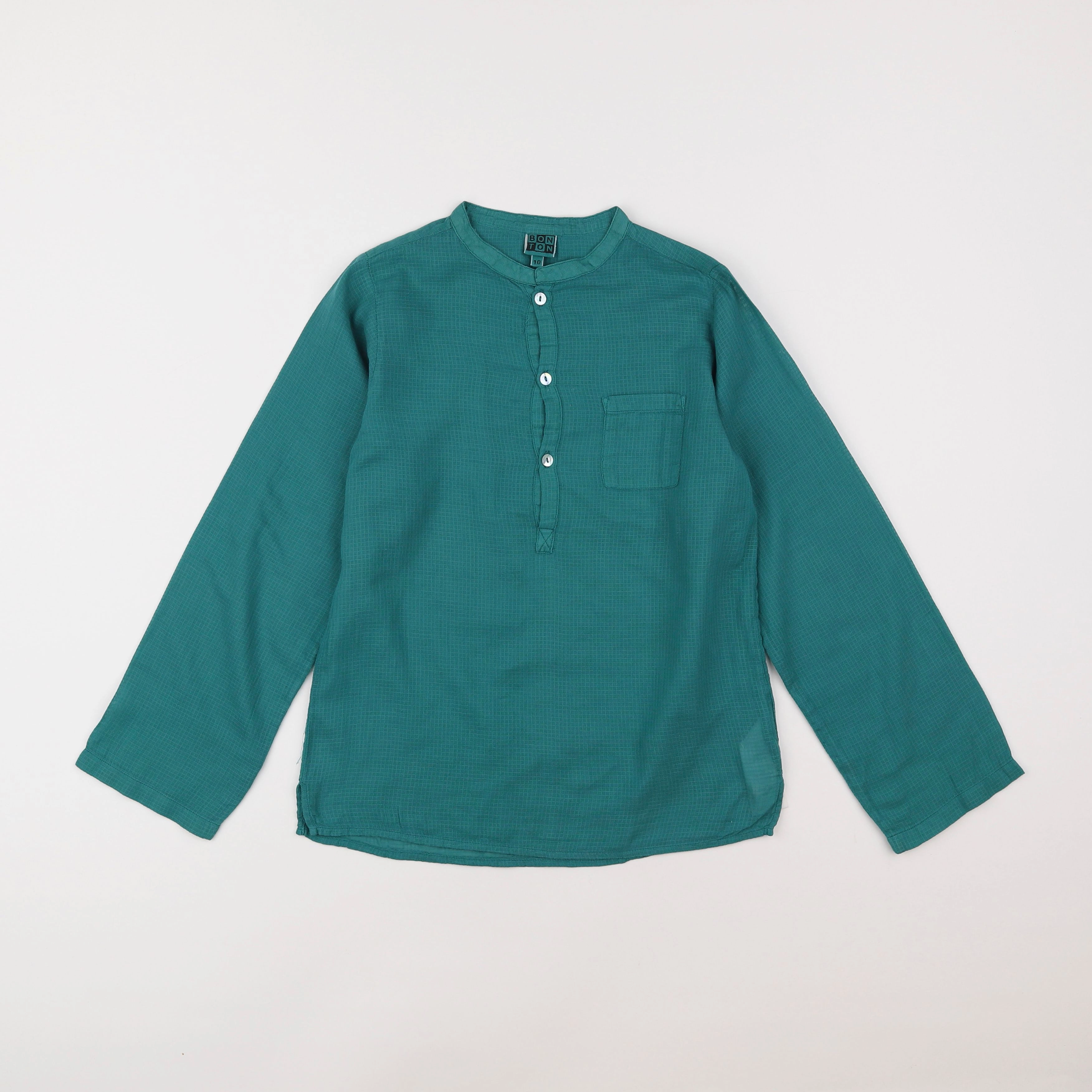 Bonton - blouse vert - 10 ans