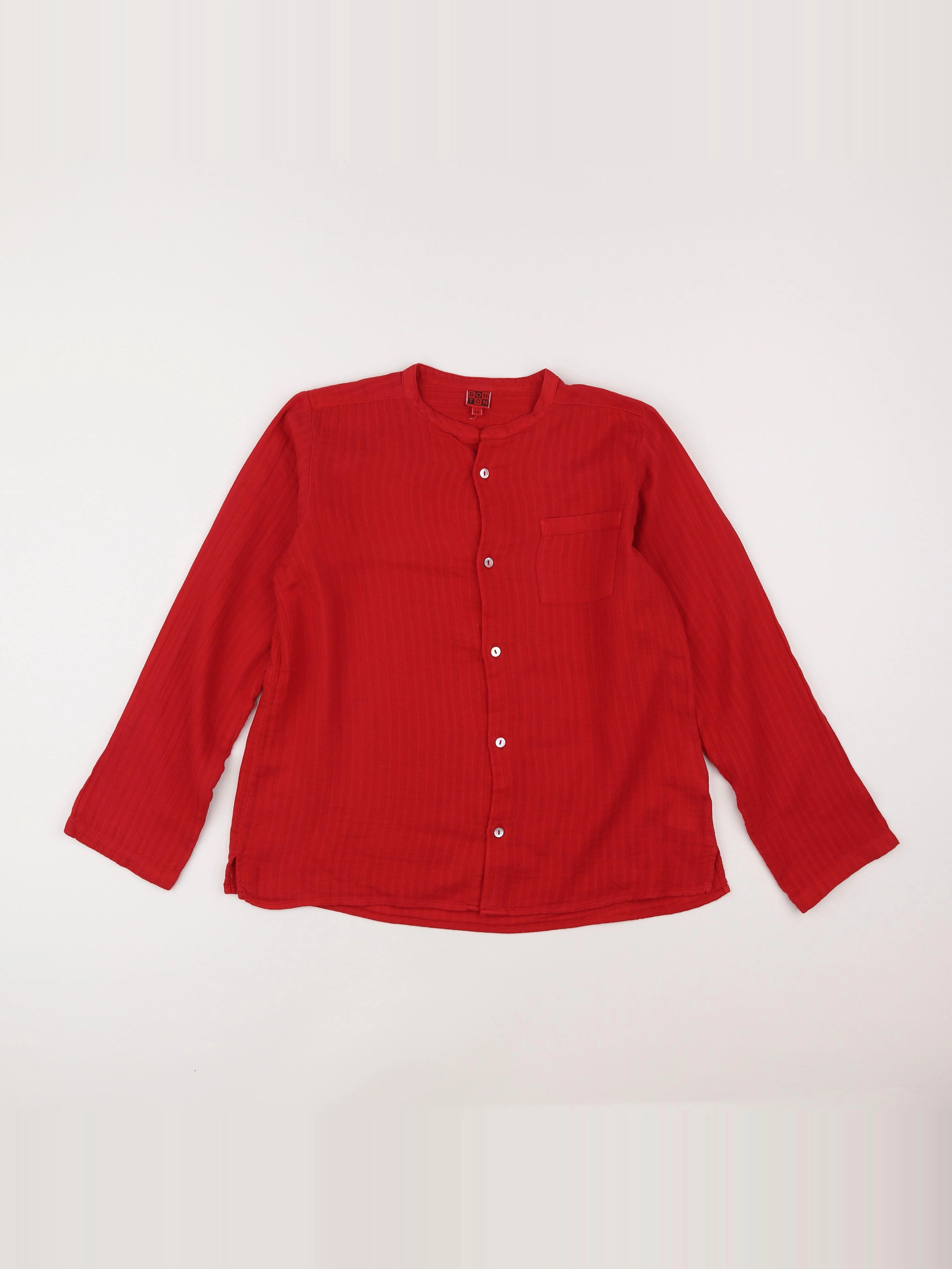 Bonton - blouse rouge - 10 ans