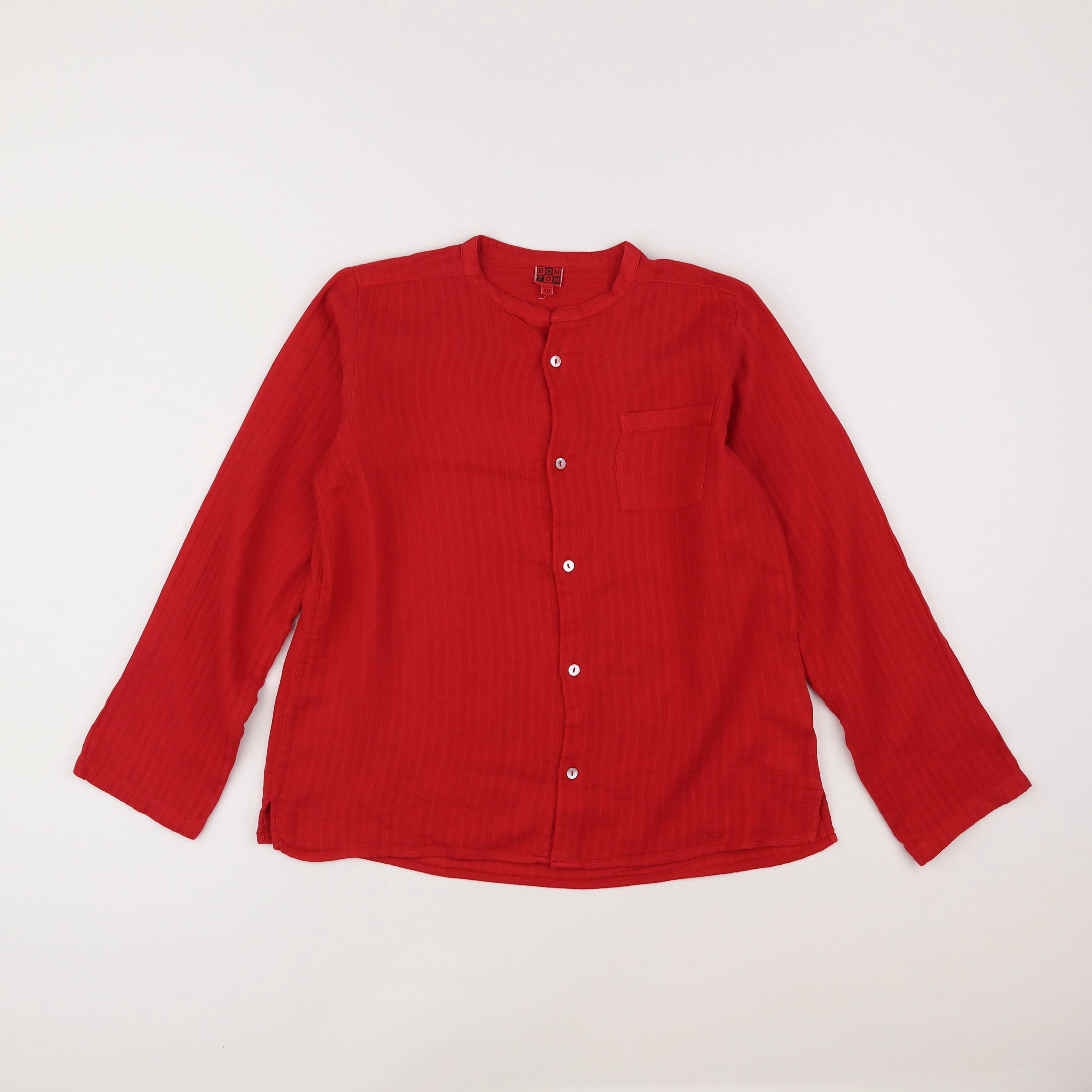 Bonton - blouse rouge - 10 ans