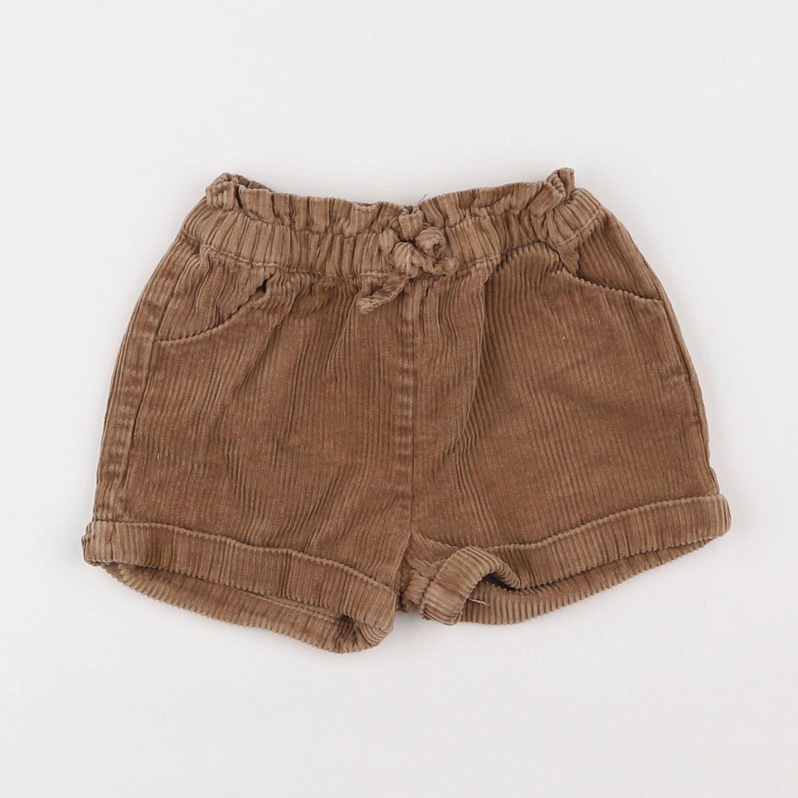 Vertbaudet - short marron - 2 ans