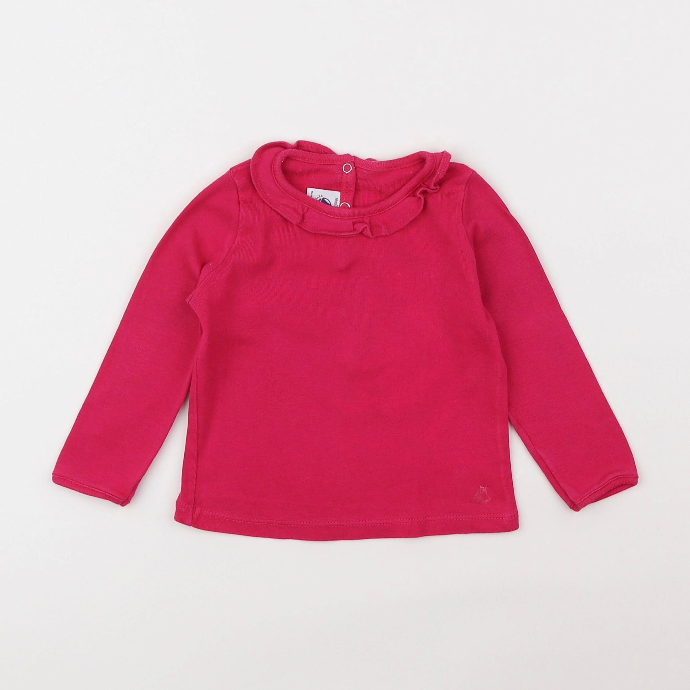 Petit Bateau - tee-shirt rose - 18 mois