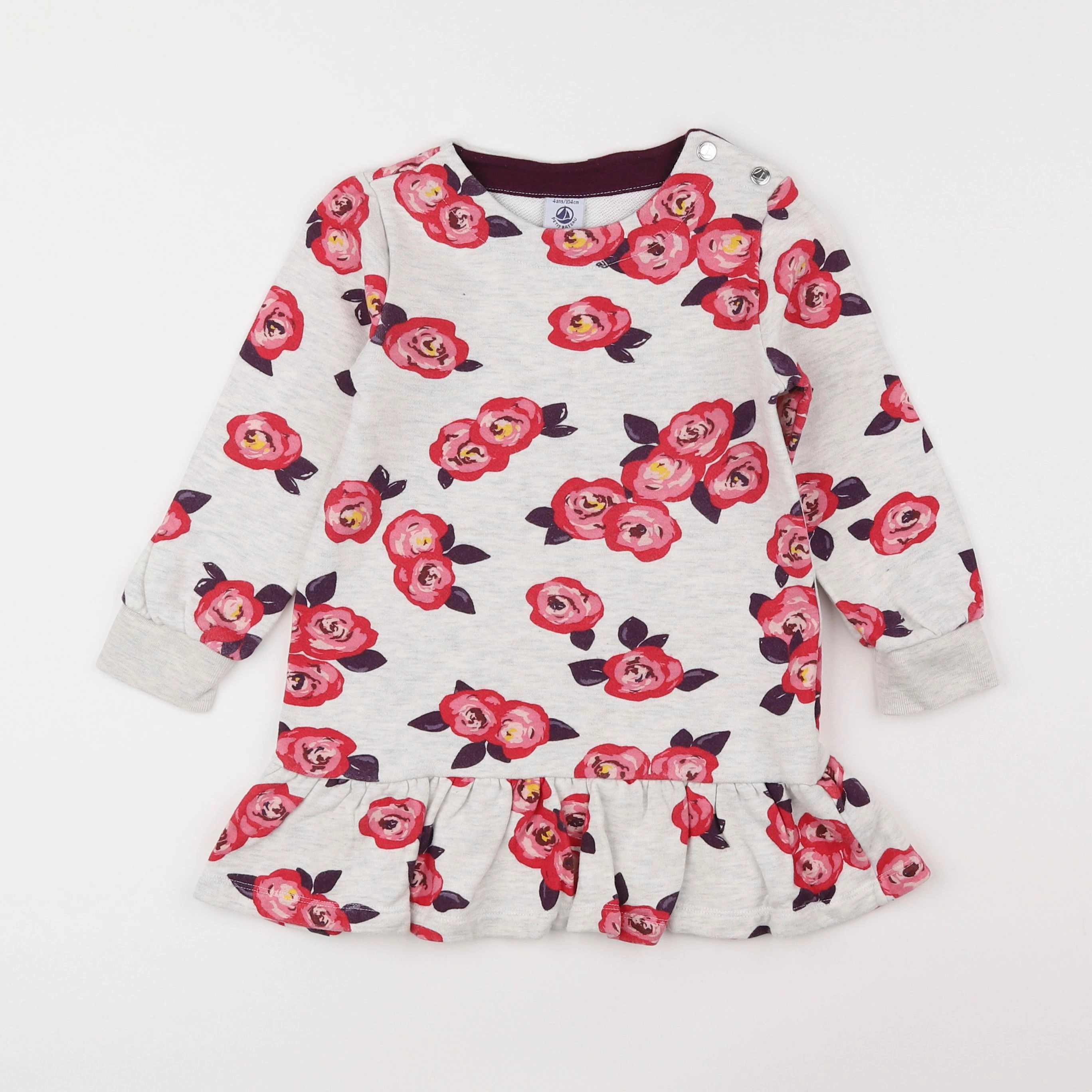 Petit Bateau - robe multicolore - 4 ans