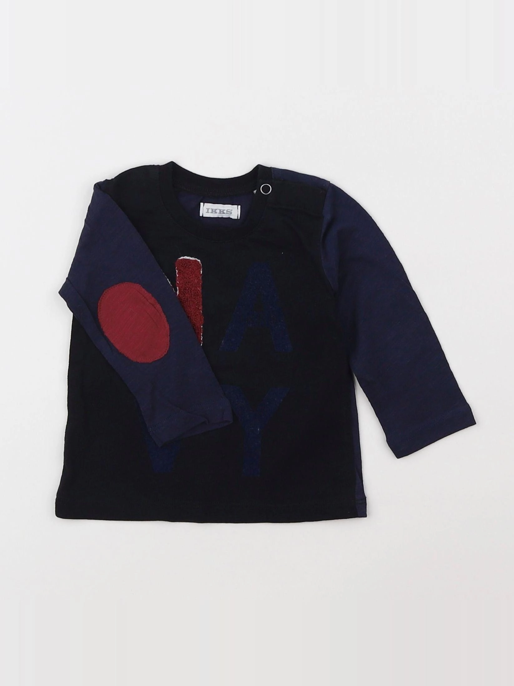 IKKS - tee-shirt bleu - 3 mois