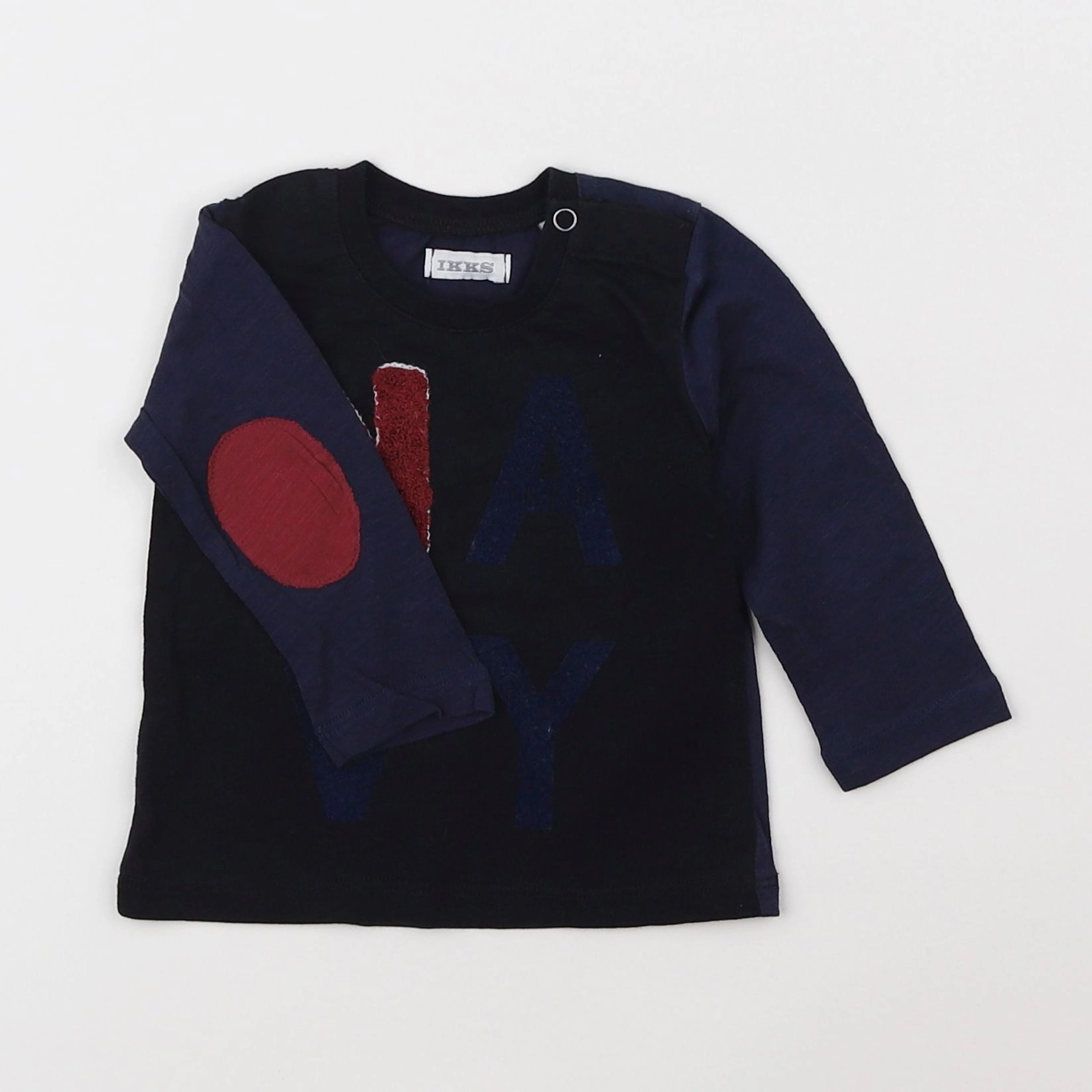 IKKS - tee-shirt bleu - 3 mois