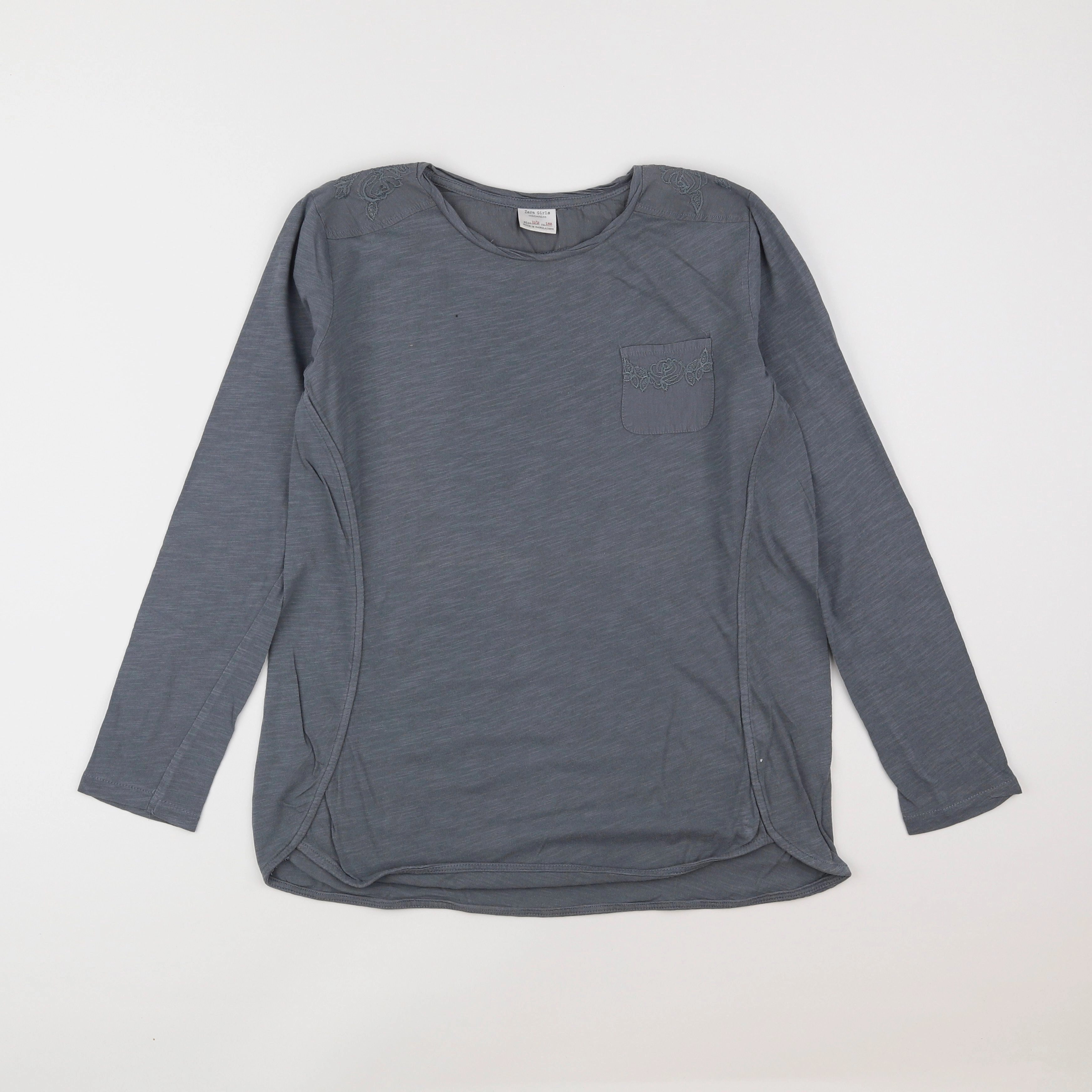 Zara - tee-shirt gris - 11/12 ans