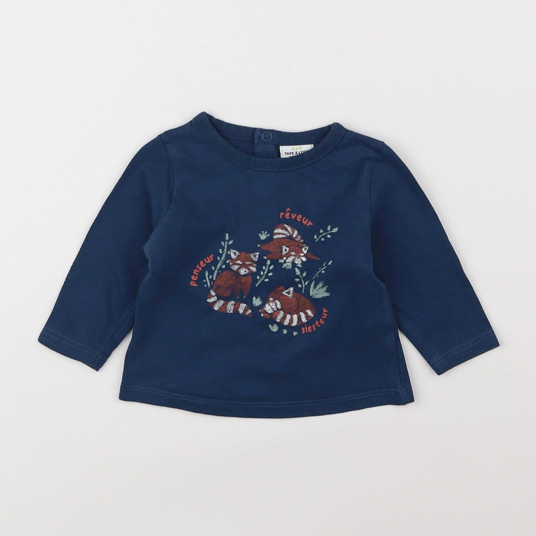 Tape à l'oeil - tee-shirt bleu - 3 mois