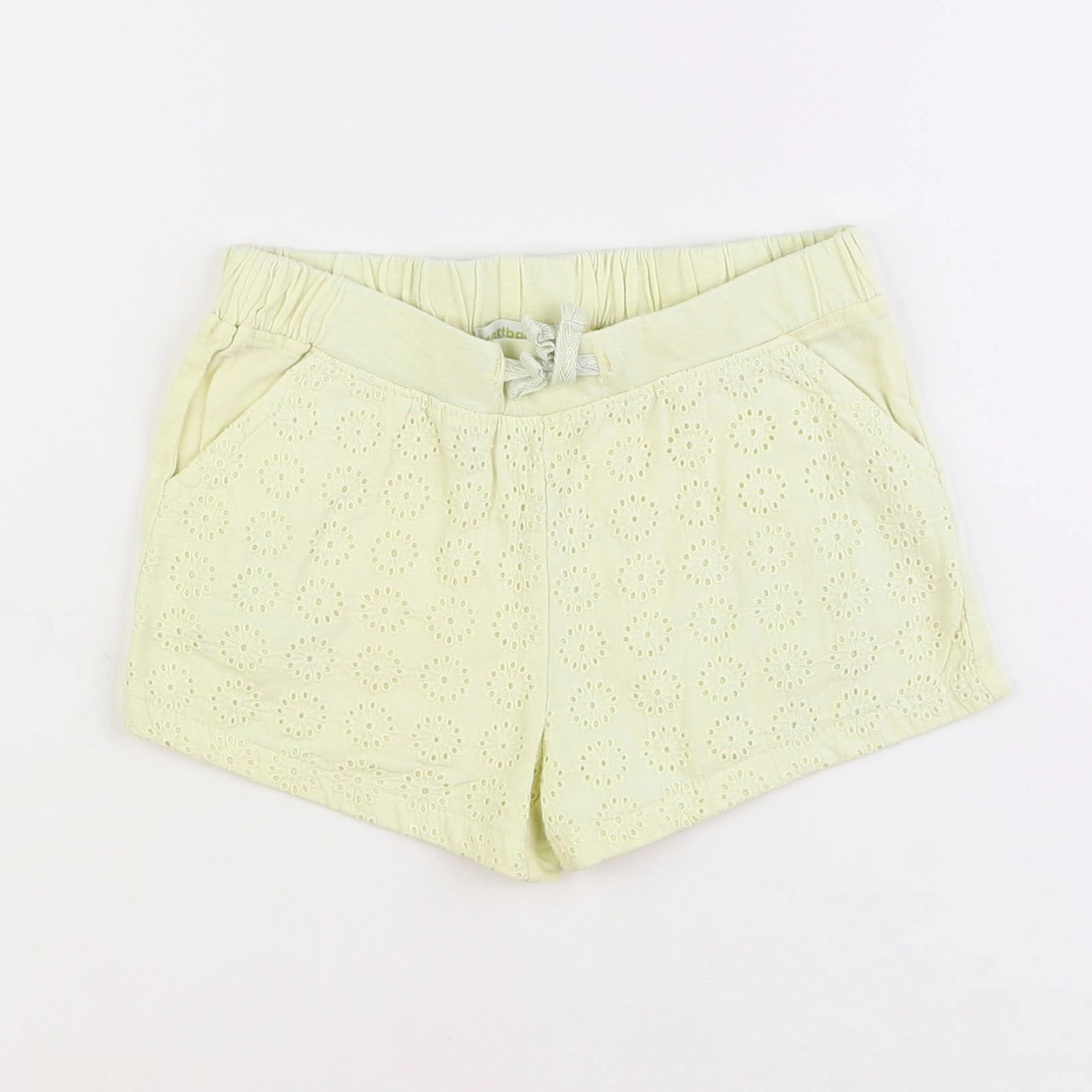 Vertbaudet - short jaune - 6 ans